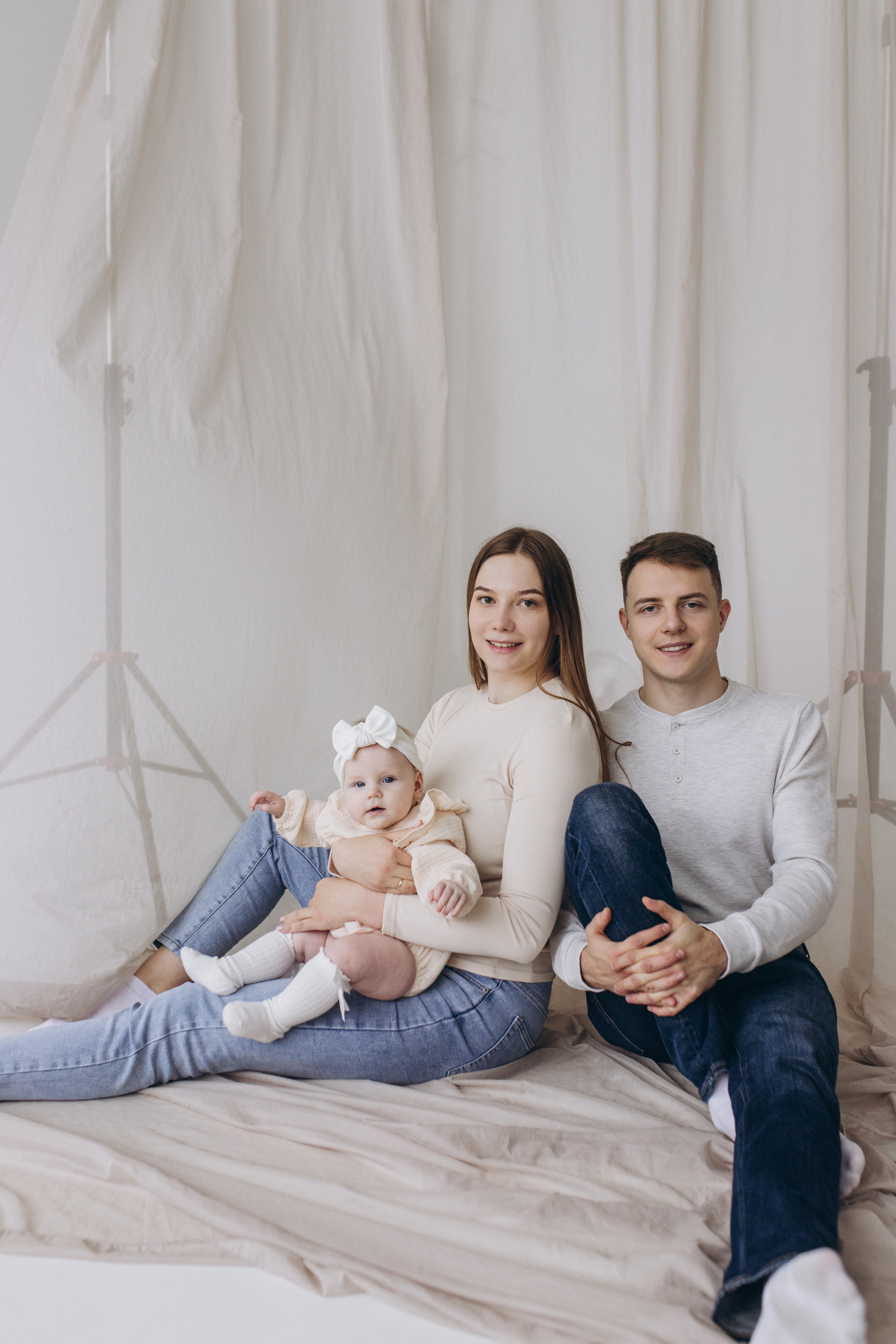 Семейная в студии. Алёна Берёзка фотограф Минск