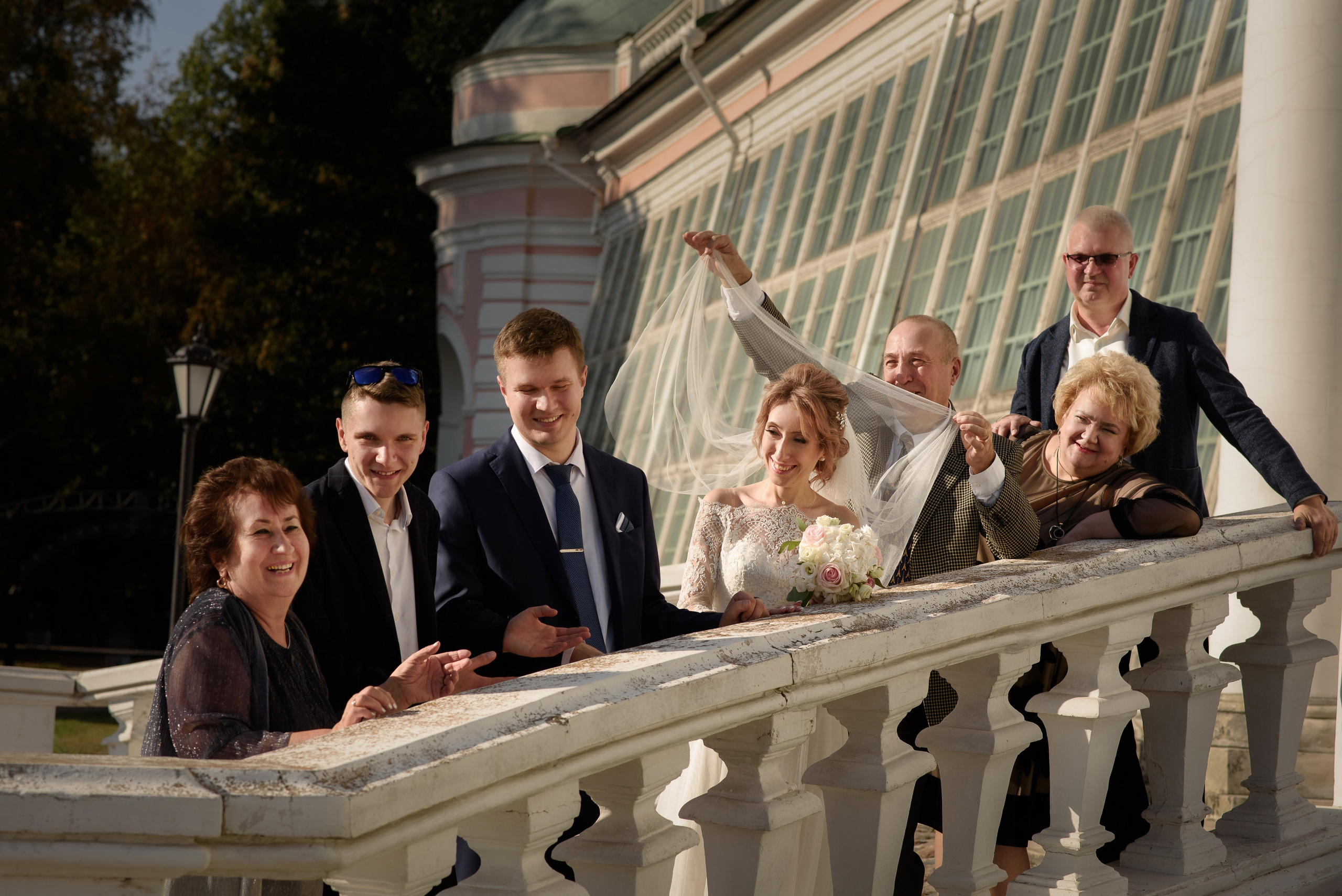 Свадебная прогулка в парке. Анна Боровикова, фотограф Пушкино