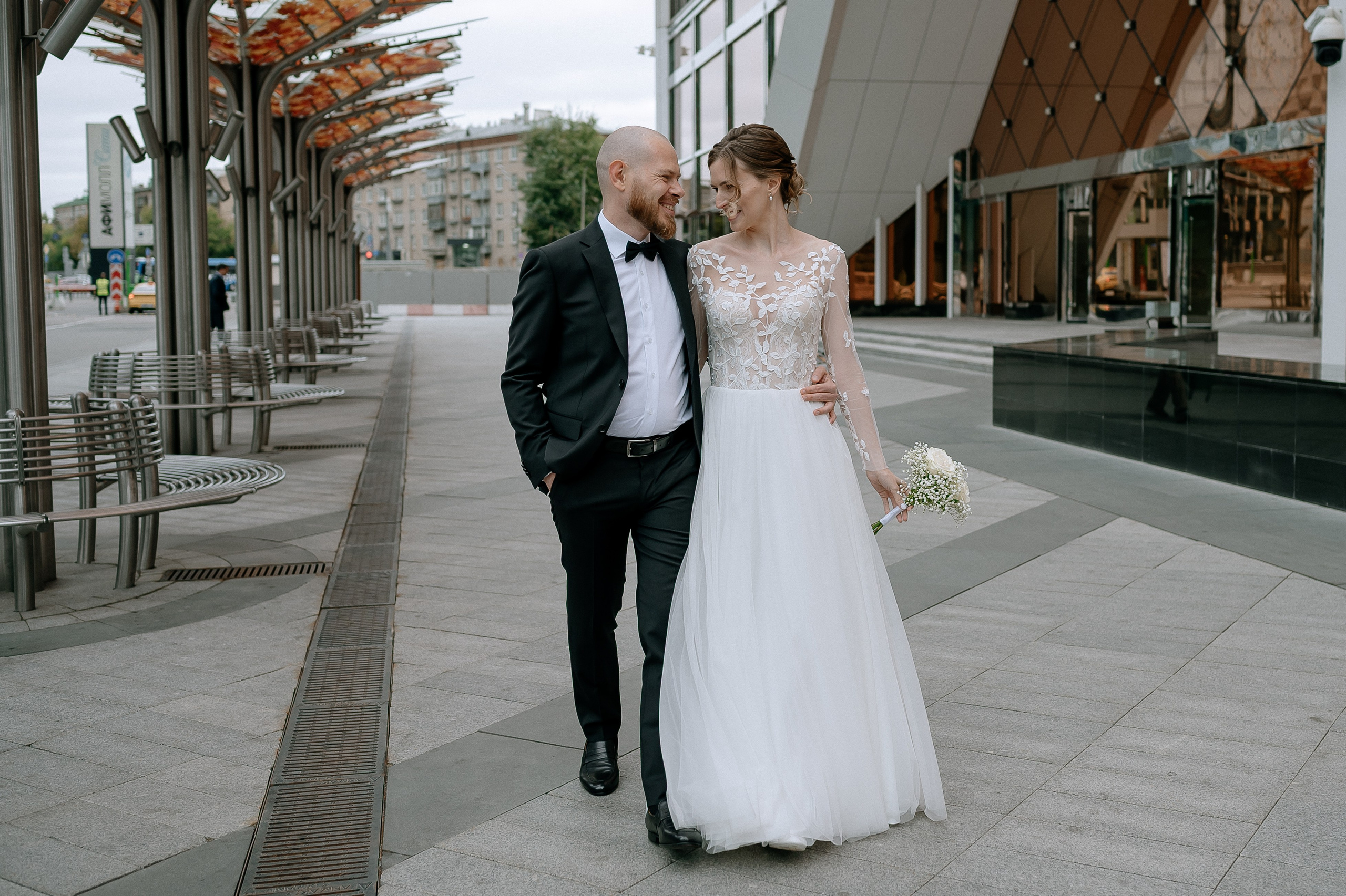 Свадебная фотосессия в Москва-сити