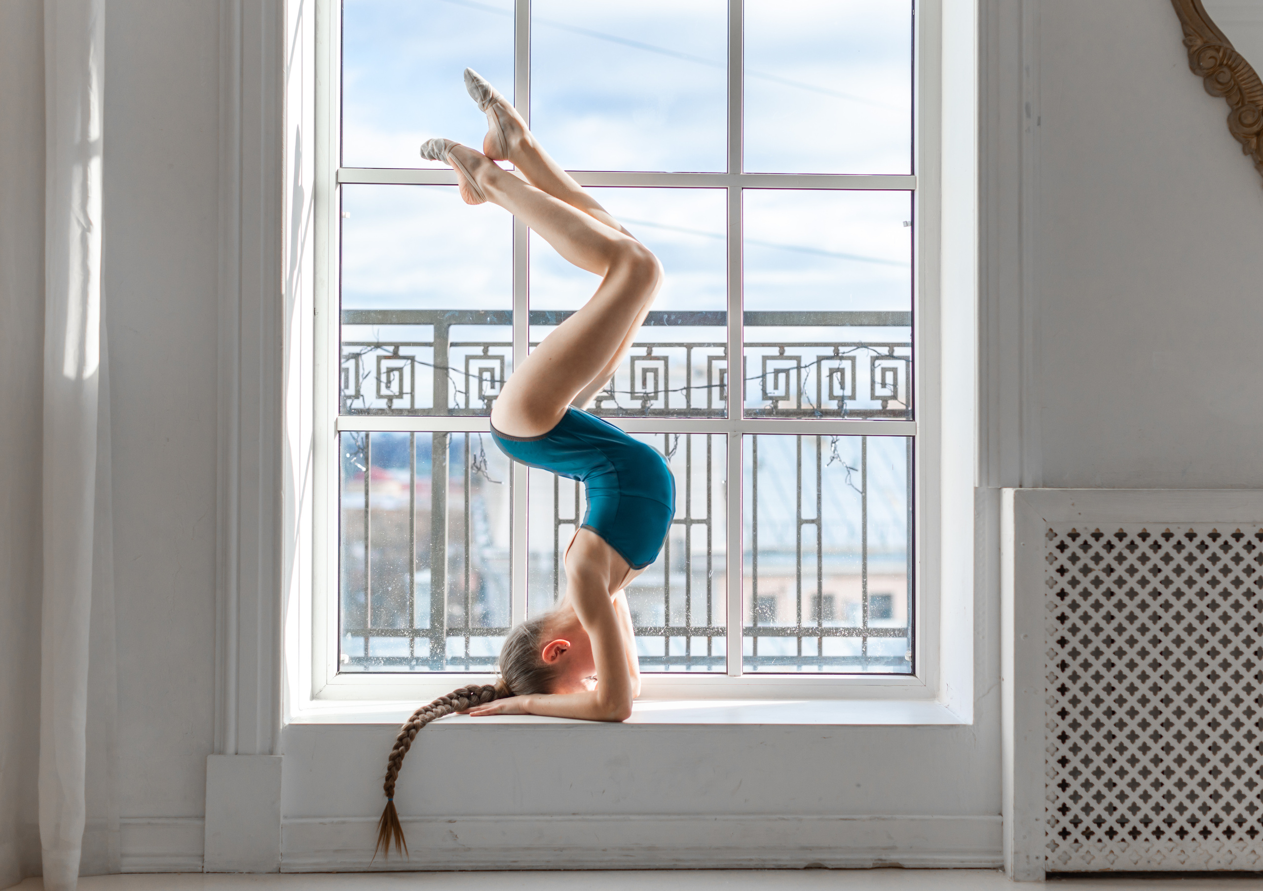 Фото съёмка гимнастики в интерьере. Балетный фотограф Алина Ханько — Душа Балета