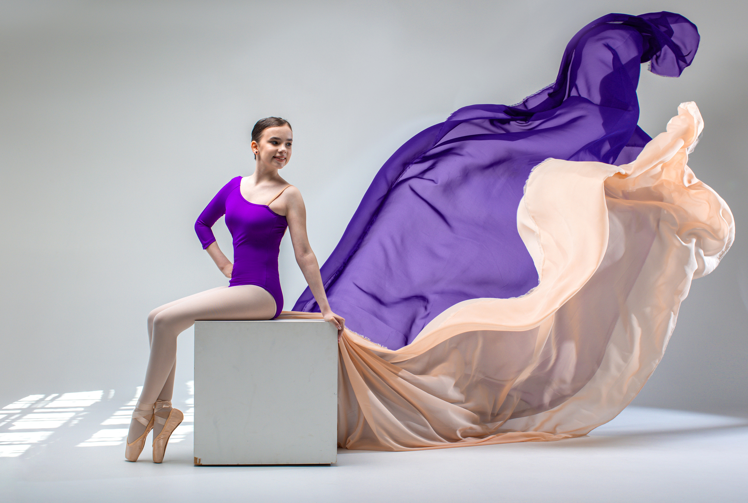 Купальник балетный «Один рукав» напрокат / Zidans. Балетный фотограф Алина Ханько — Душа Балета