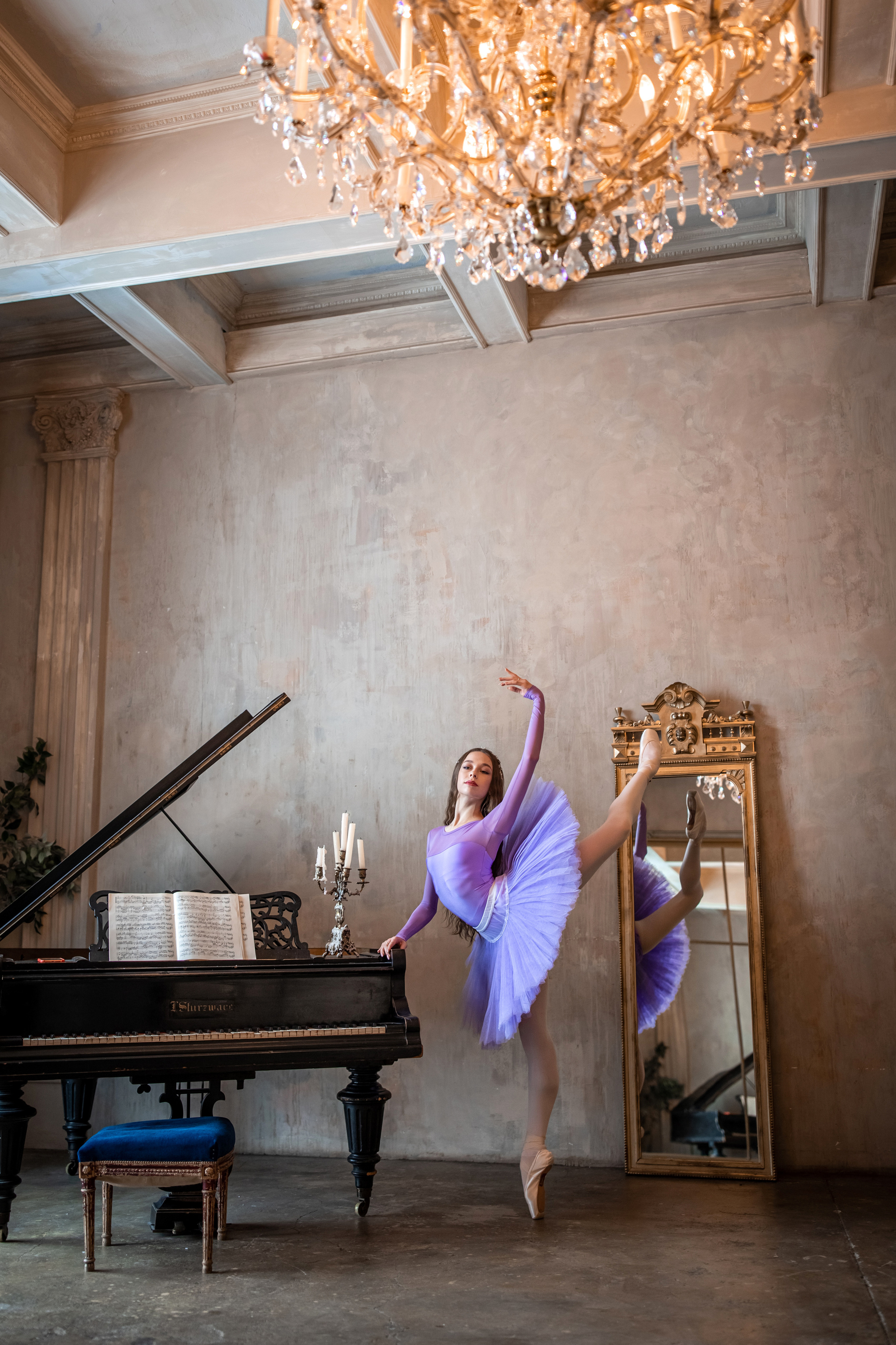 Купальник балетный сиреневый A&E Brandt. Балетный фотограф Алина Ханько — Душа Балета