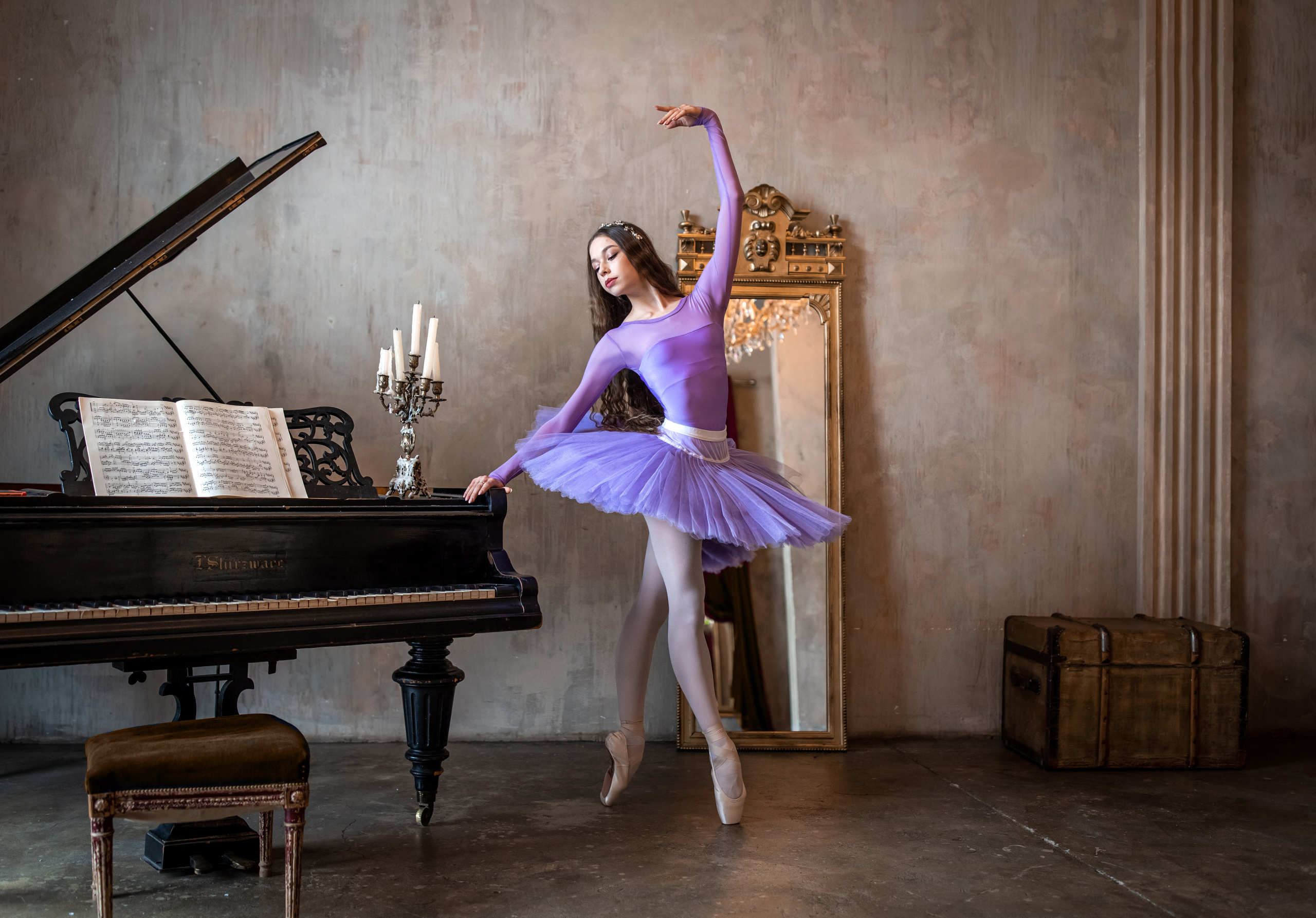 Купальник балетный сиреневый A&E Brandt. Балетный фотограф Алина Ханько — Душа Балета
