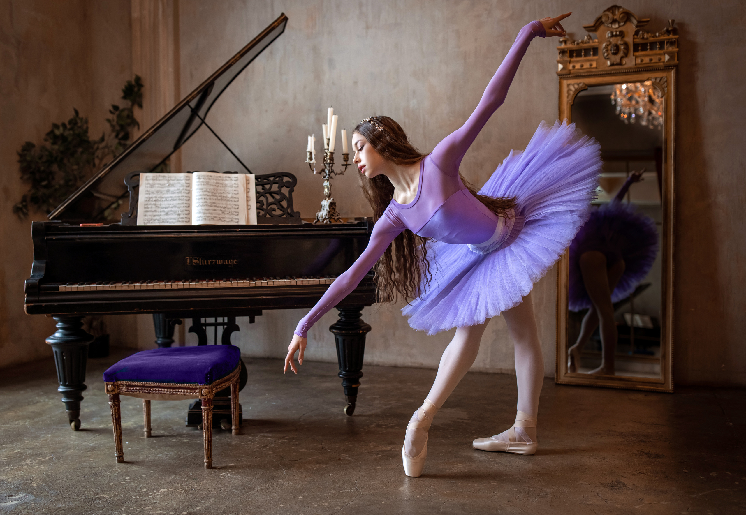 Купальник балетный сиреневый A&E Brandt. Балетный фотограф Алина Ханько — Душа Балета