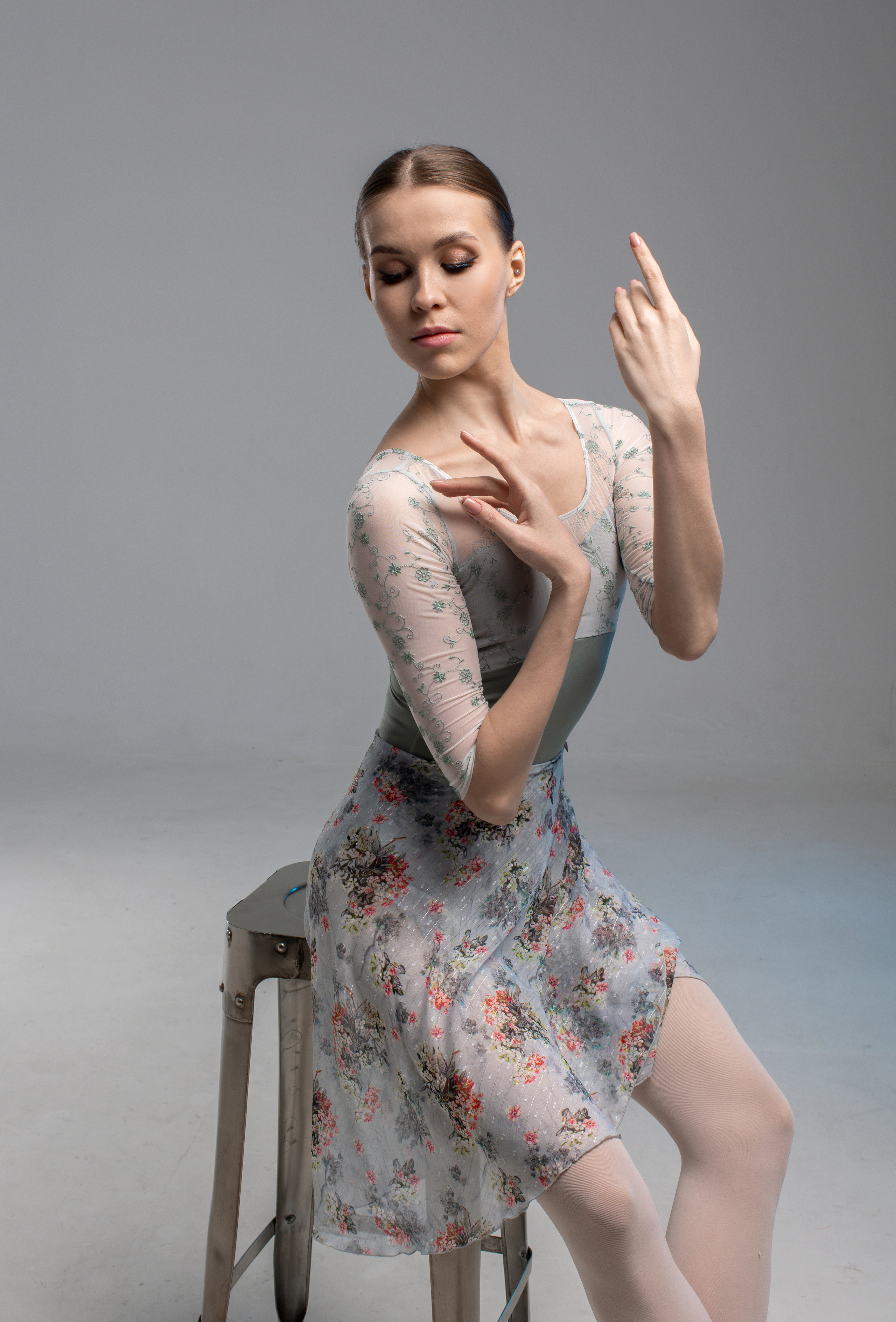 Купальник балетный зеленый напрокат. Балетный фотограф Алина Ханько — Душа Балета