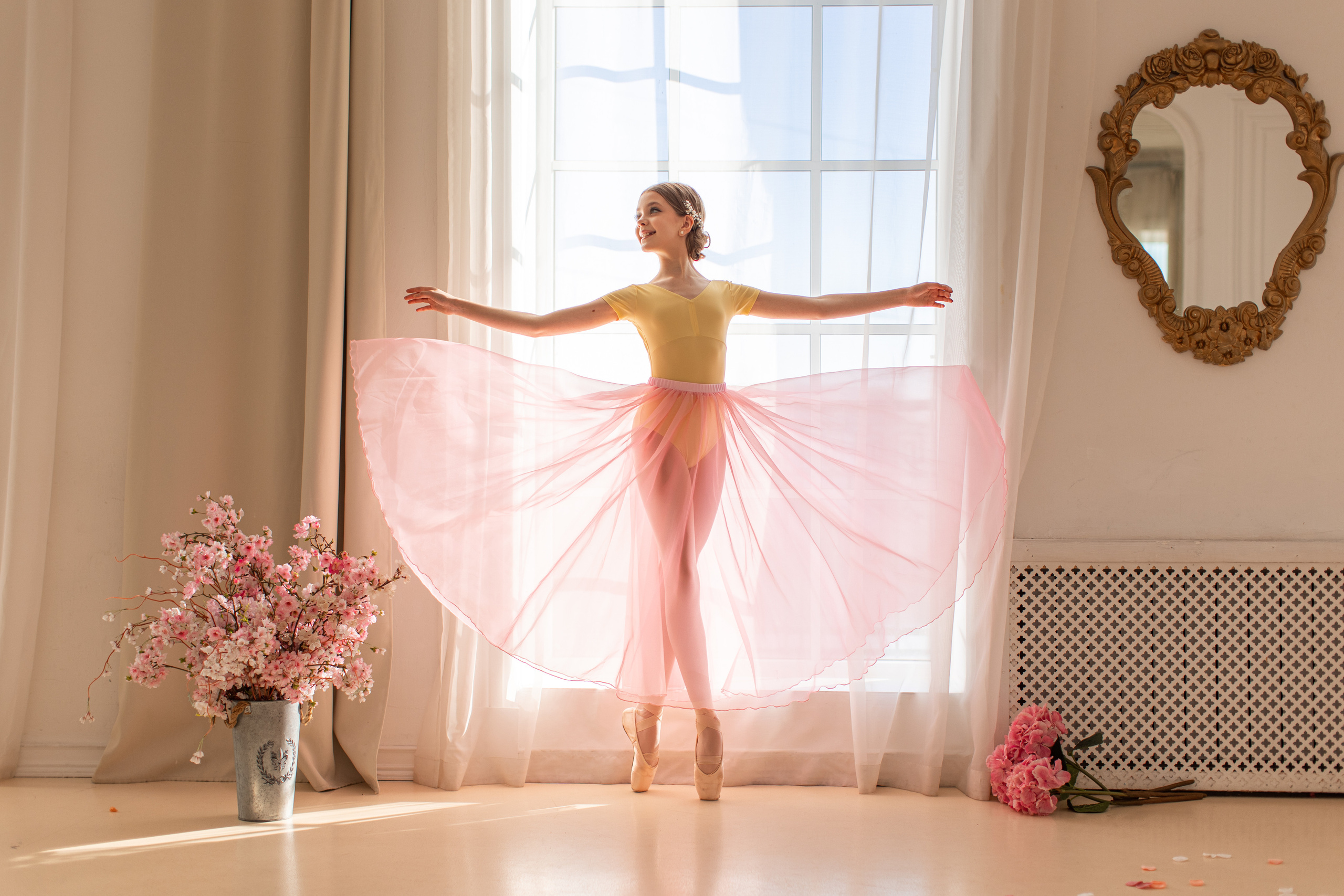 Розовая воздушная юбка напрокат. Балетный фотограф Алина Ханько — Душа Балета