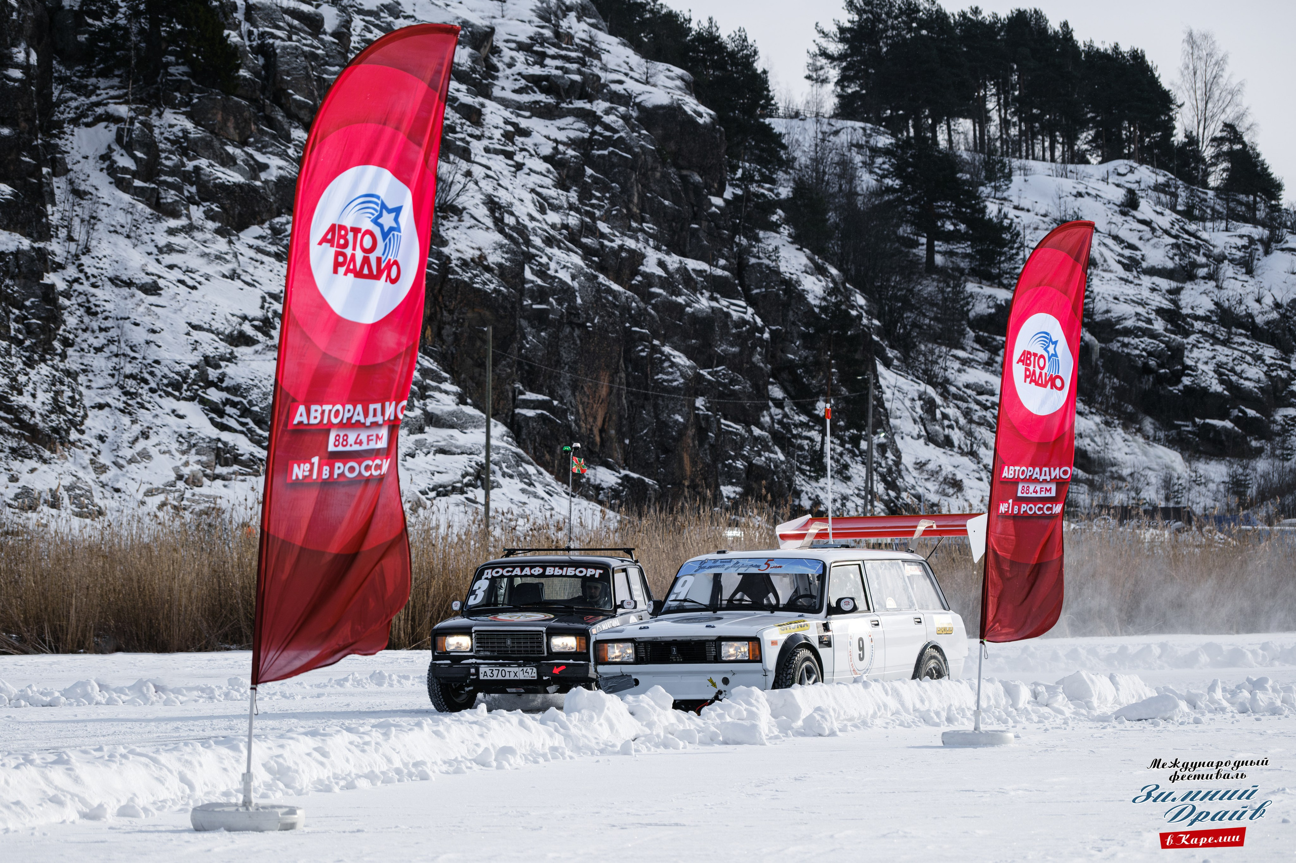 «Зимний Драйв в Карелии» Авто Марафон-гигант «25 часов на льду» Илона Накутис, Николай Грязин, джимхана, фотограф Антон Медведев, icoguar, Сортавала, Карелия