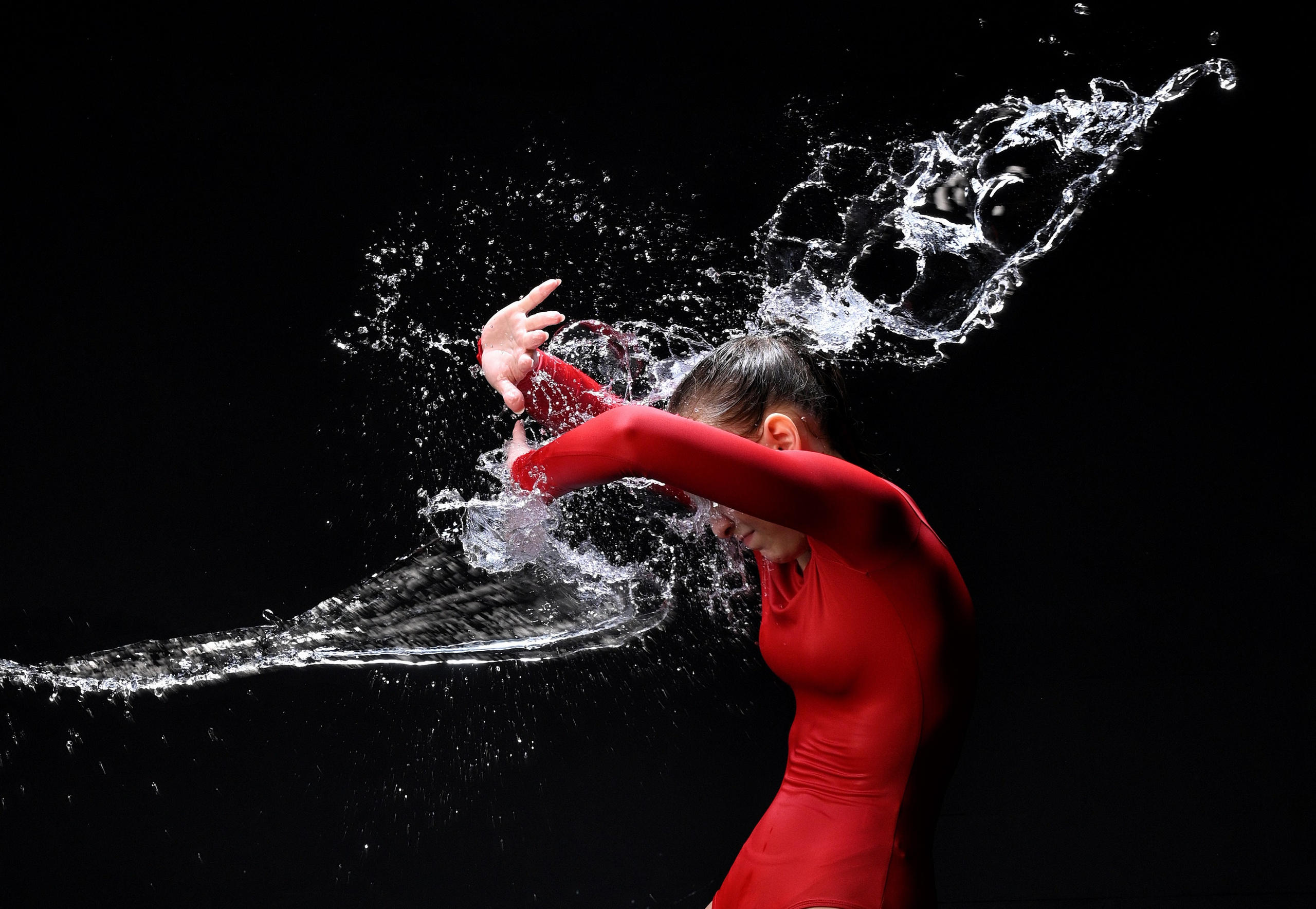 Фотосессия с водой для танцоров и спортсменов. PROSPORTPHOTO художественная гимнастика, танец. Фотограф Татьяна Банщикова. Москва