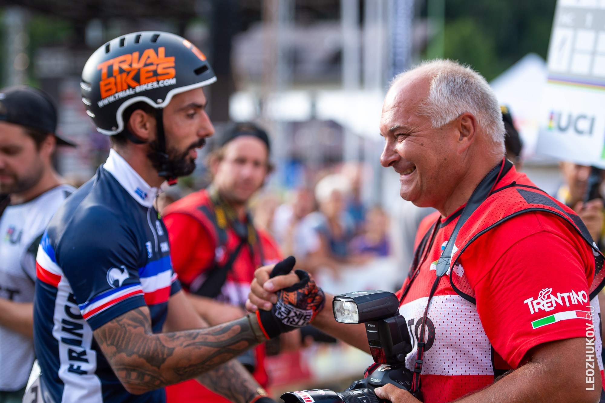 UCI Trials World Championships 2016 — finals. Sports photographer Leonid Zhukov