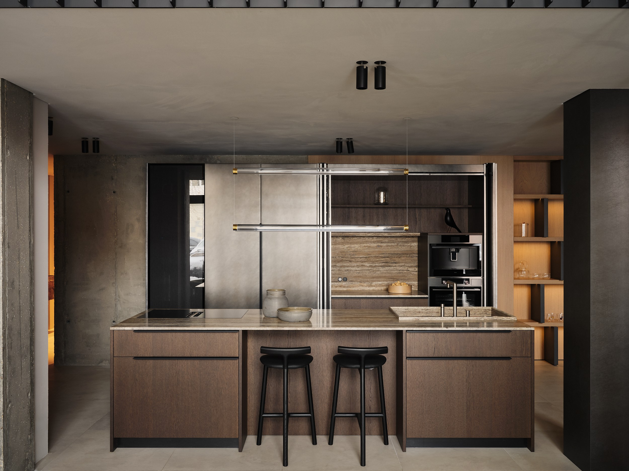 MANU Interior showroom in Saratov Russia designed by QUADRUM STUDIO
