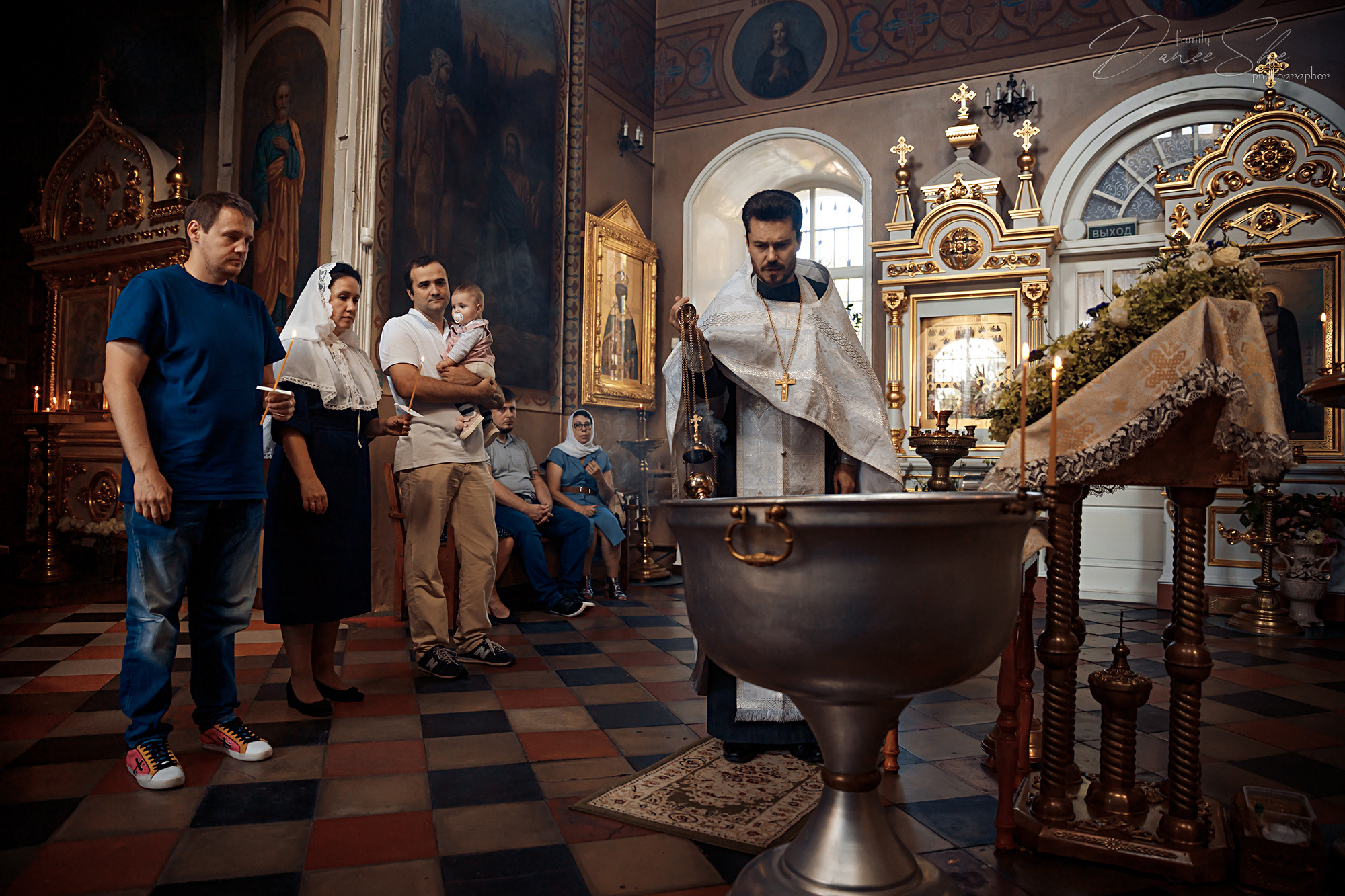 Таинство крещения. Интерьеры, Контент, Портреты | Фотограф в Москве Дани Терно