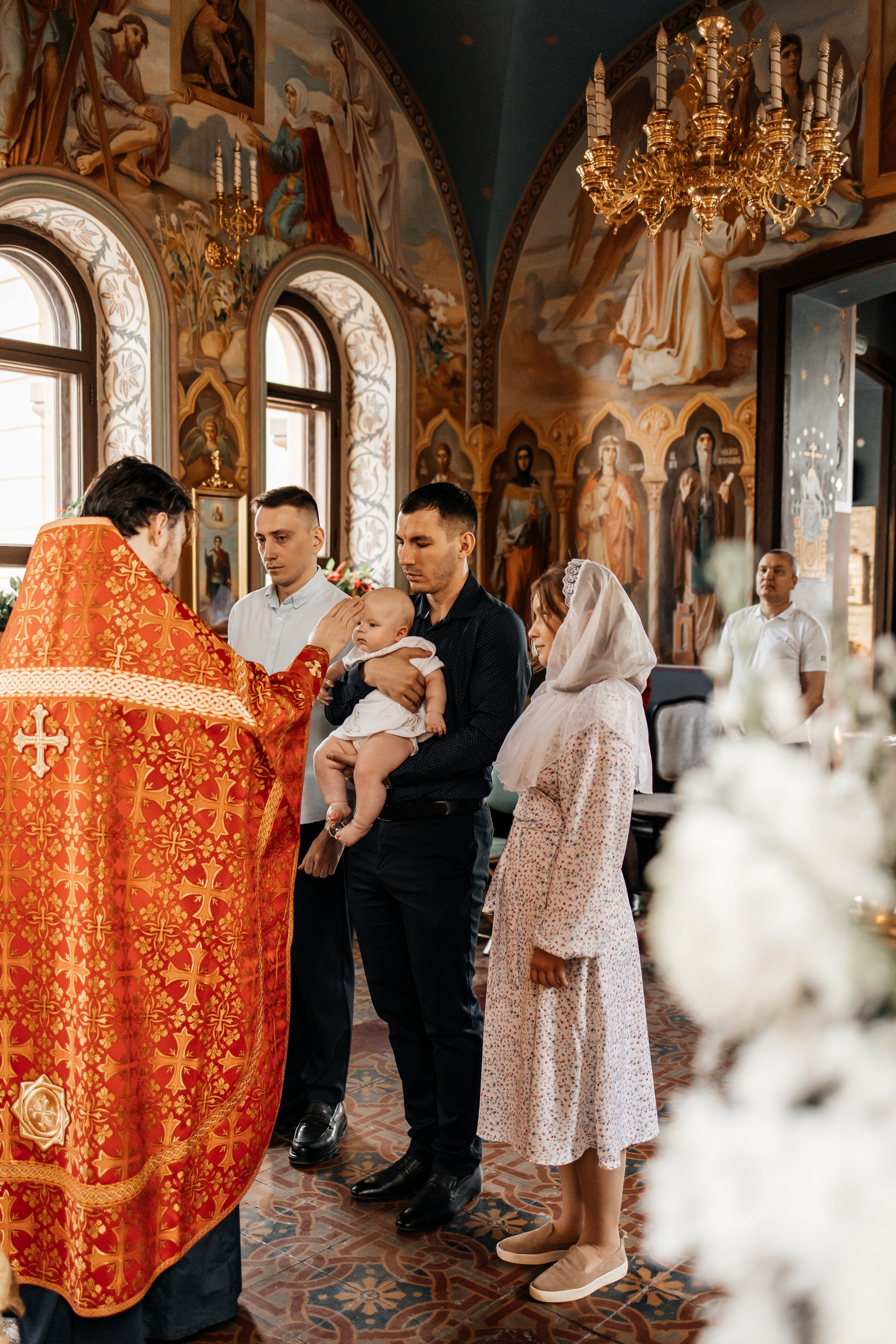 Таинство крещения. Семейный и женский фотограф в Москве Елизавета Волкова