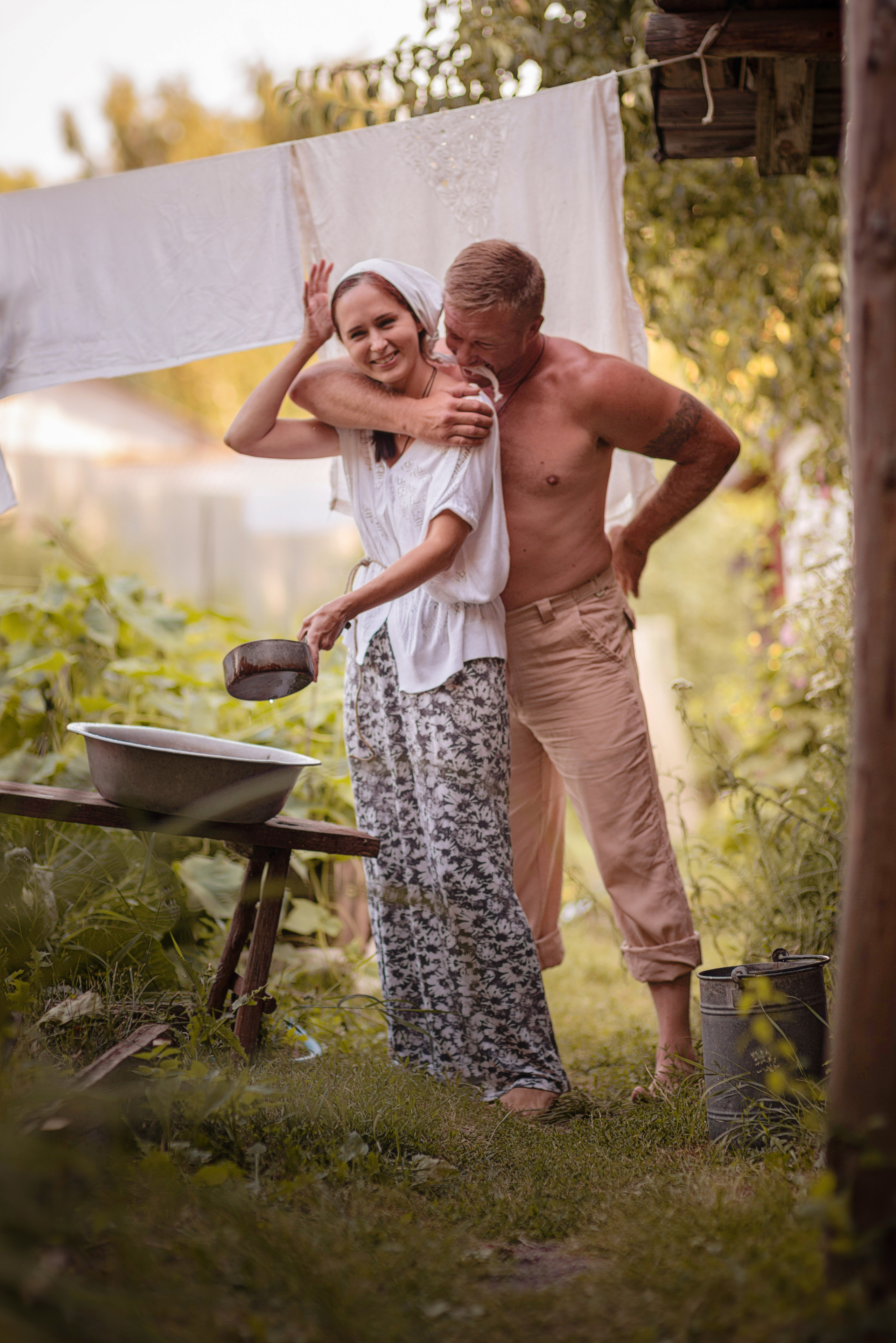 Деревенские истории (Юра и Танюша). Фотограф Москва — Серпухов — Таруса Ольга Кокеткина