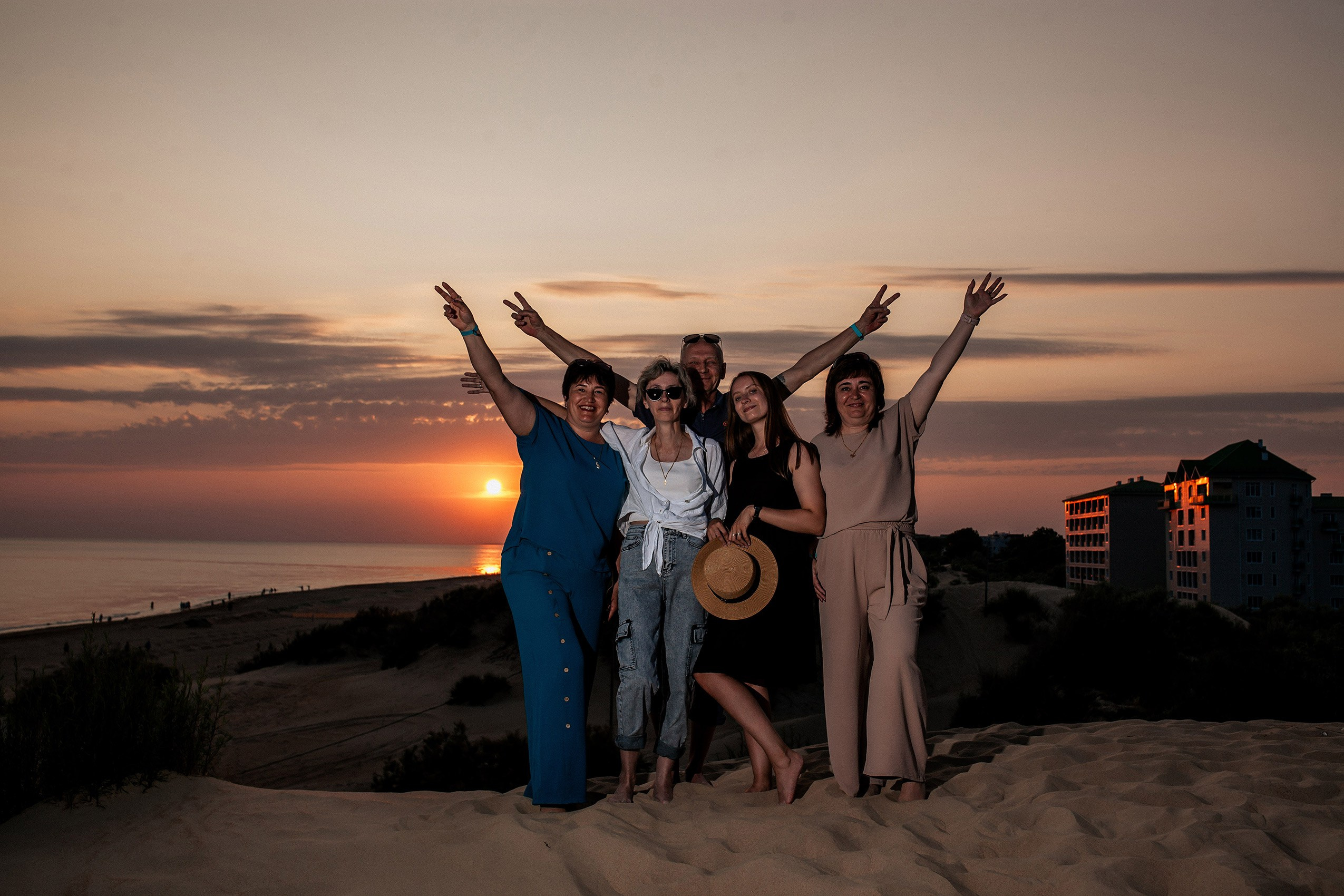 Семейная прогулка по дюнам Джемете