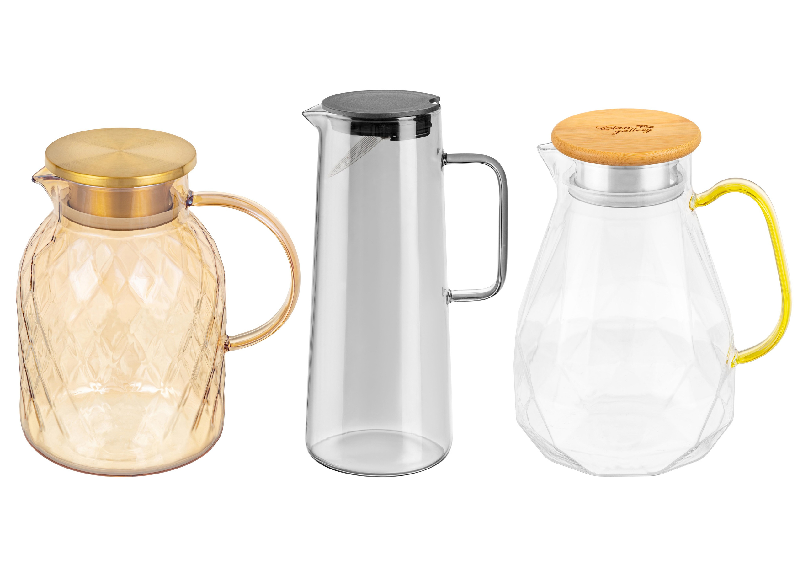 Съемка стеклянной посуды на белом фоне