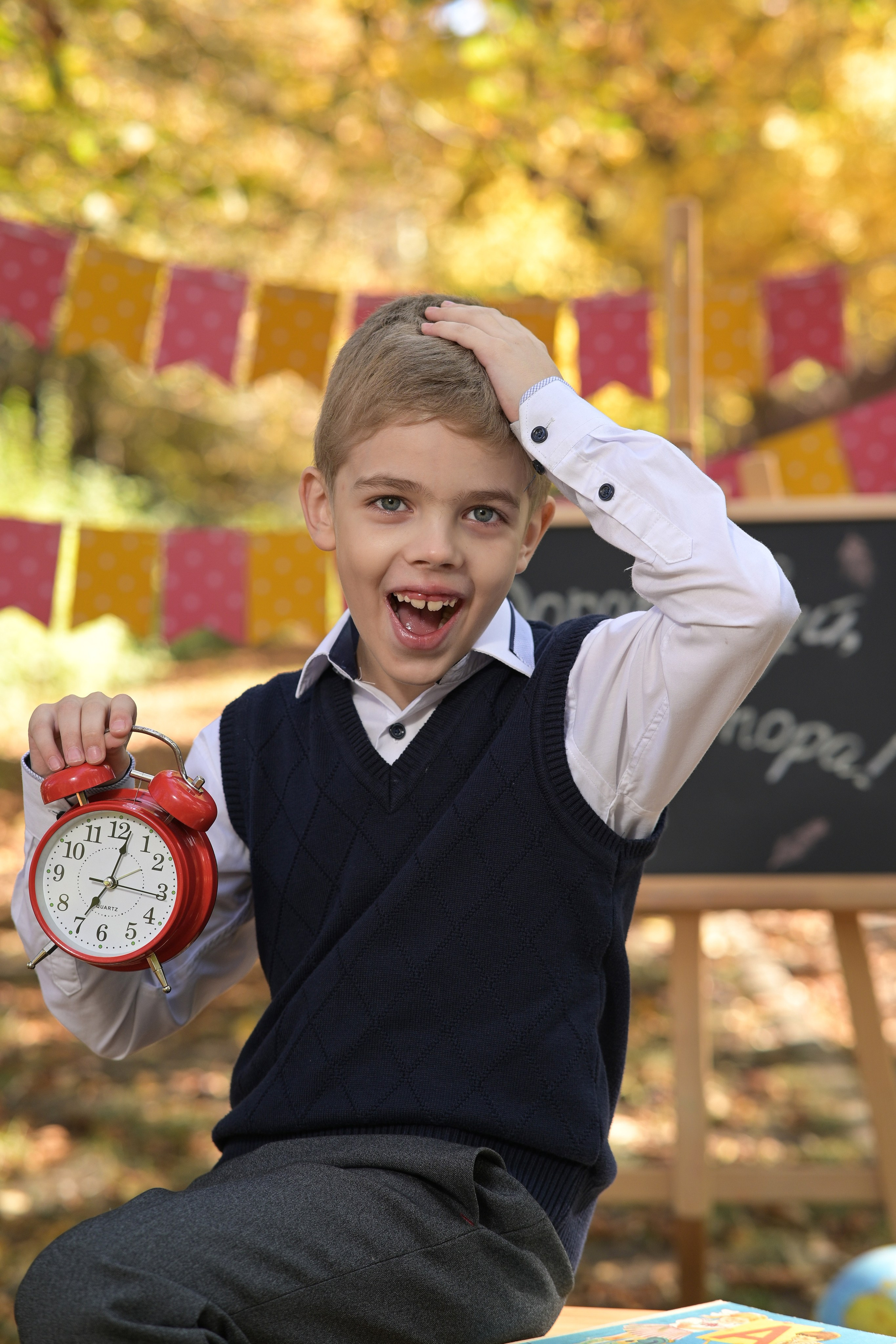 Здравствуй, школа! Фотосессия для первоклассников