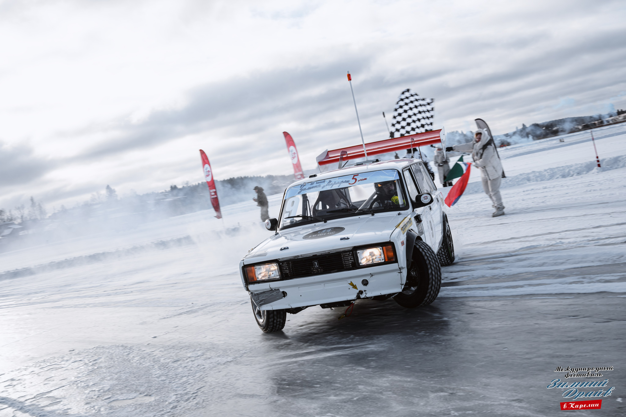«Зимний Драйв в Карелии» Авто Марафон-гигант «25 часов на льду» Илона Накутис, Николай Грязин, джимхана, фотограф Антон Медведев, icoguar, Сортавала, Карелия