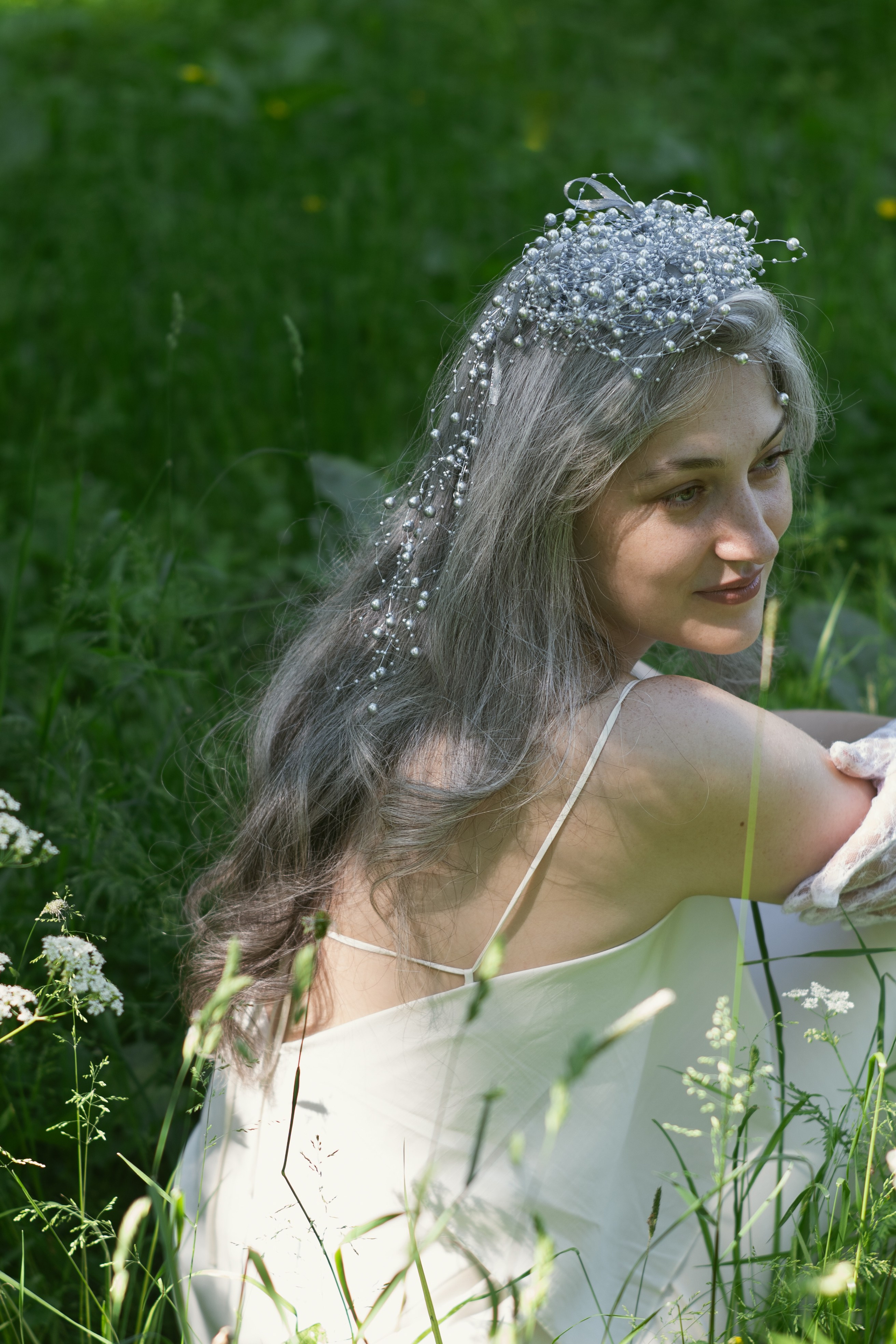 Серебряные девушки — фотопроект о седовласых девушках и женщинах. Екатерина фотограф