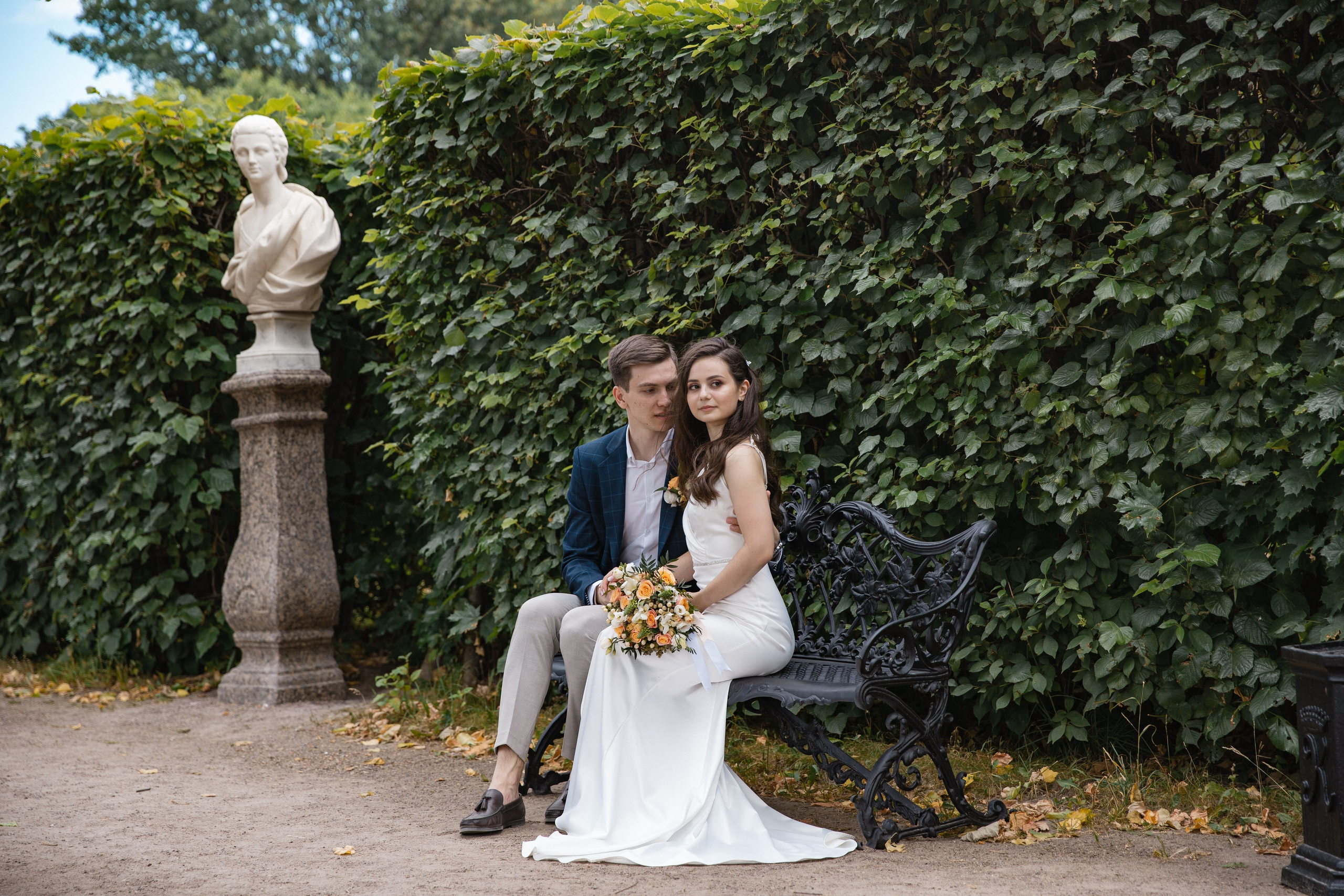 Свадебная фотосессия в Кусково. Фотограф и видеограф Анна Домашенко