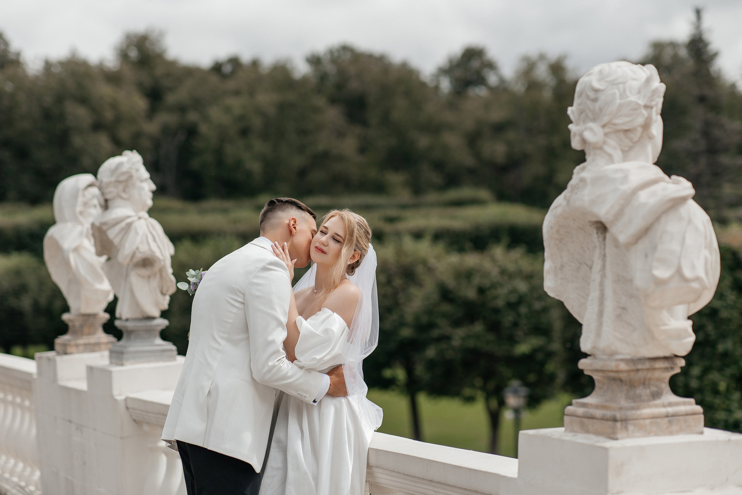 свадебная фотосессия в усадьбе Архангельское