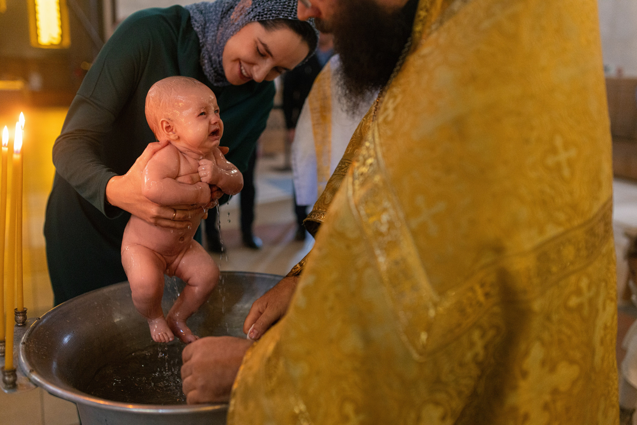 Крещение Алины. Дмитрий Шульгин, портретный фотограф в Воронеже