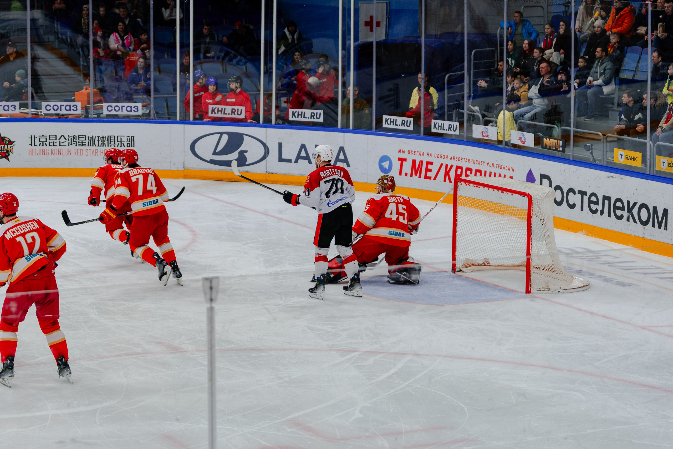 КХЛ КУНЬЛУНЬ РС — АВАНГАРД 22 МАРТА 2025. Репортажный фотограф в Москве Измалков Артем