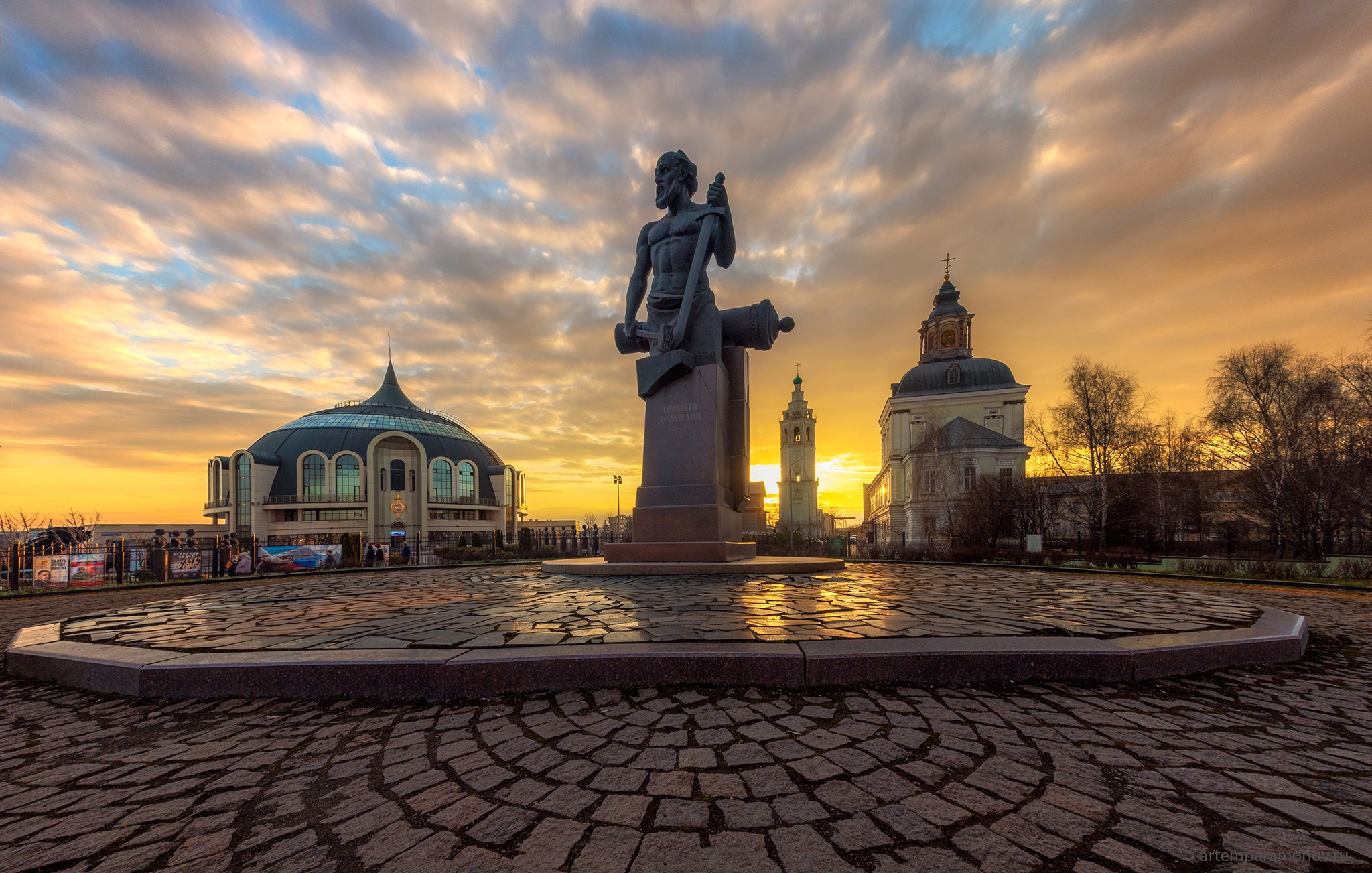 Тула. Центр. Упа разлилась. Фотохудожник Артём Парамонов