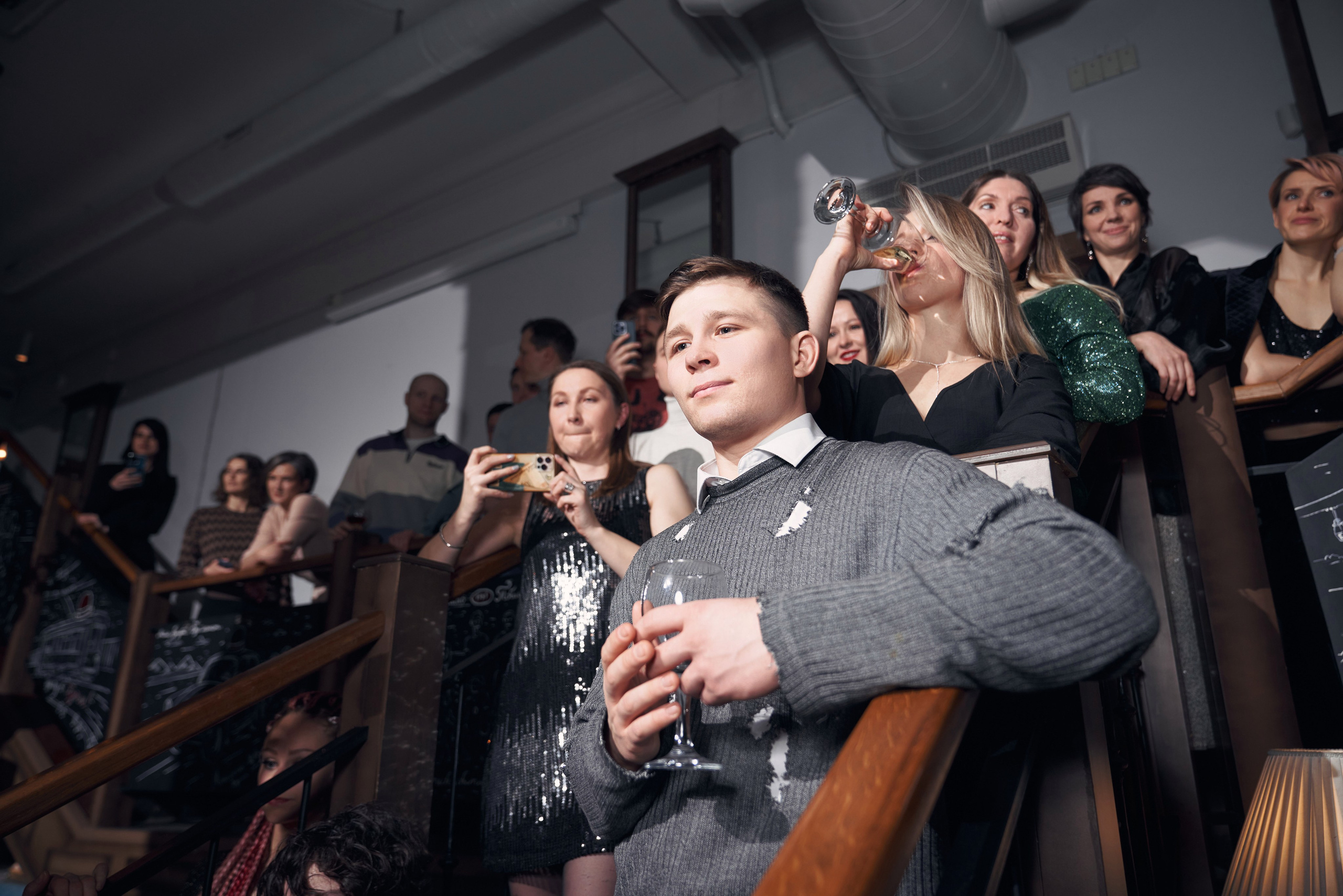 Новогодний корпоратив сети фитнесс клубов «Анатомия» — фотограф Опарин