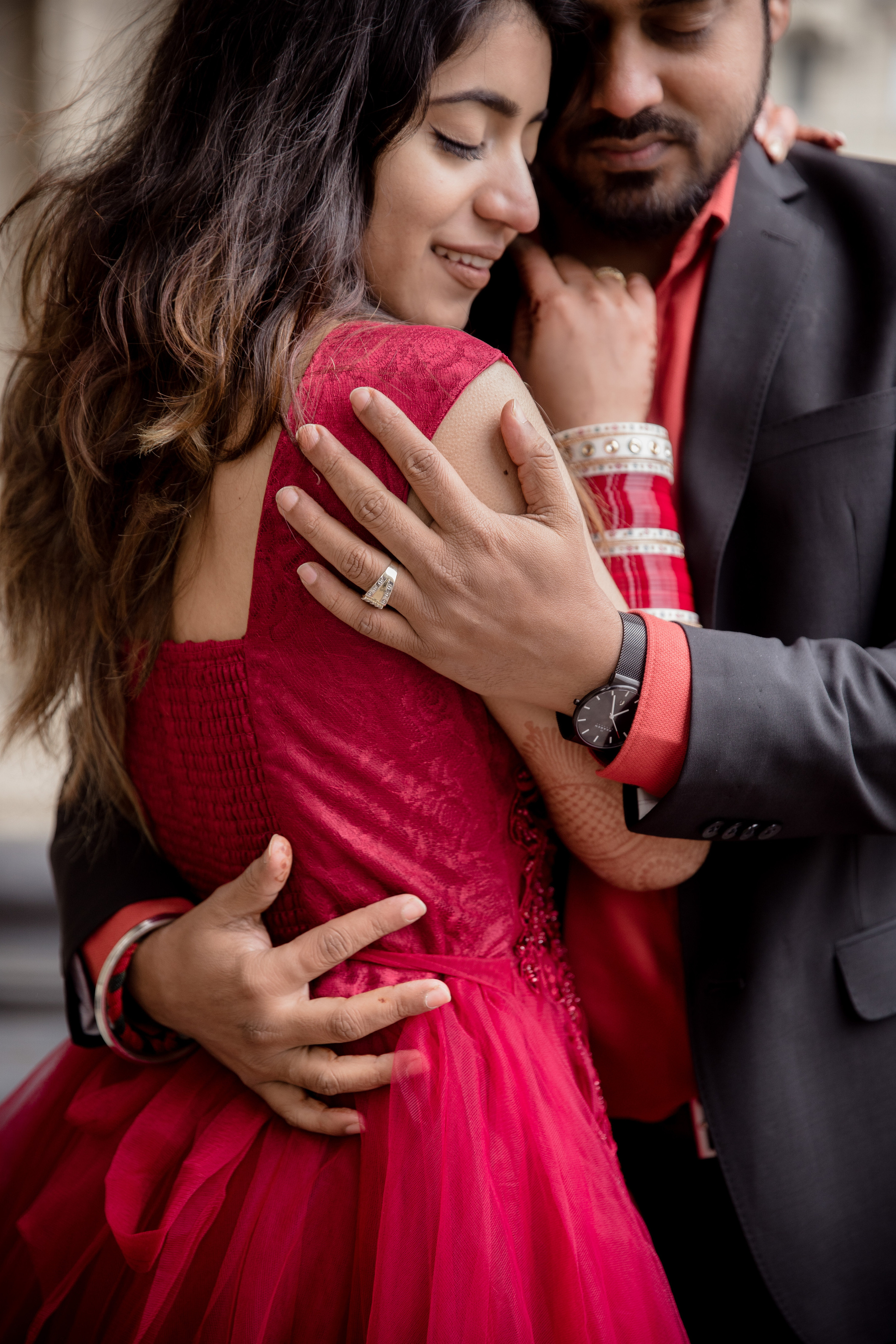 красное платье невесты