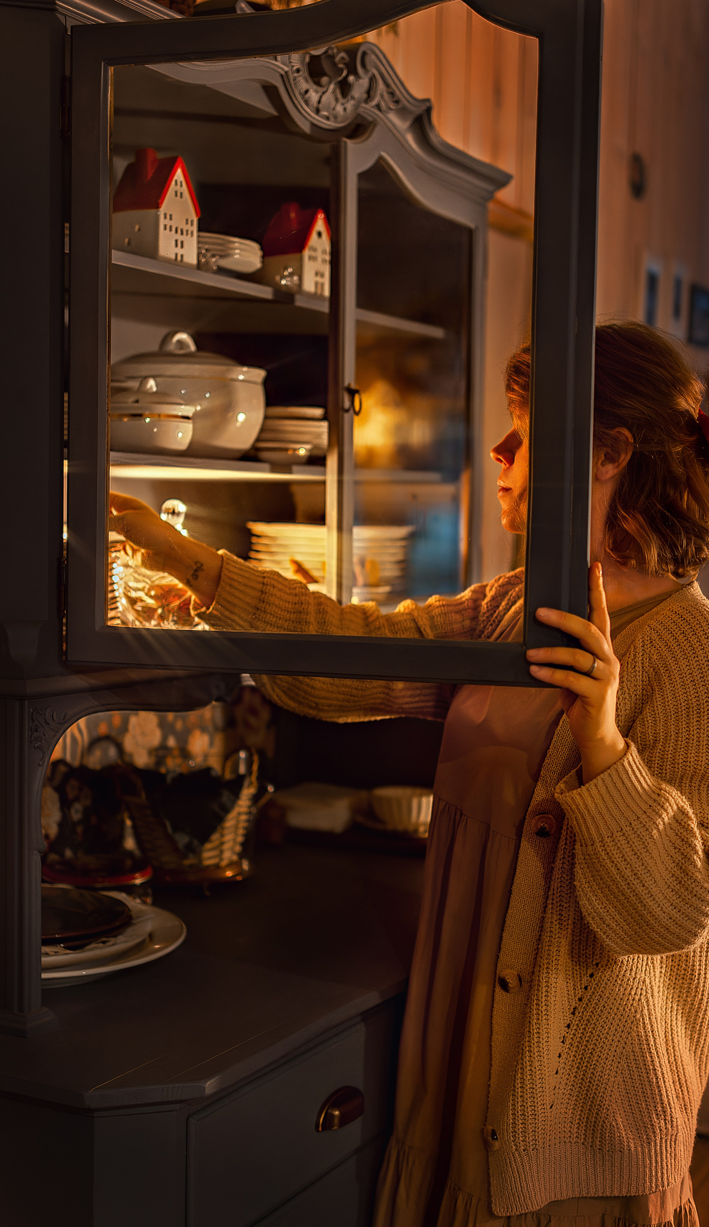 Домашняя фотосессия — сервировка стола к семейному ужину