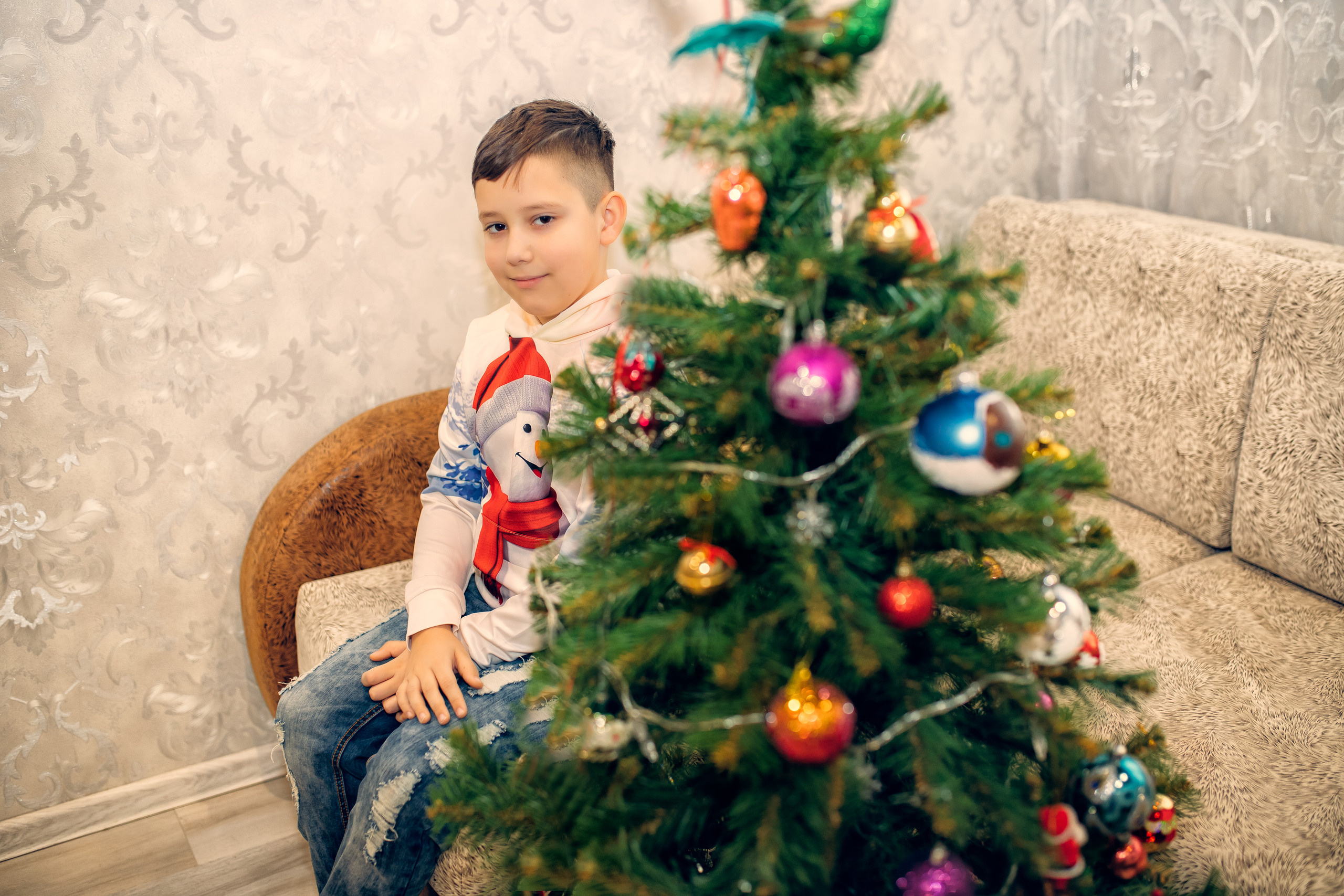 Домашняя новогодняя съемка. Екатерина Крапивина фотограф церковных Таинств в Нижний Новгороде