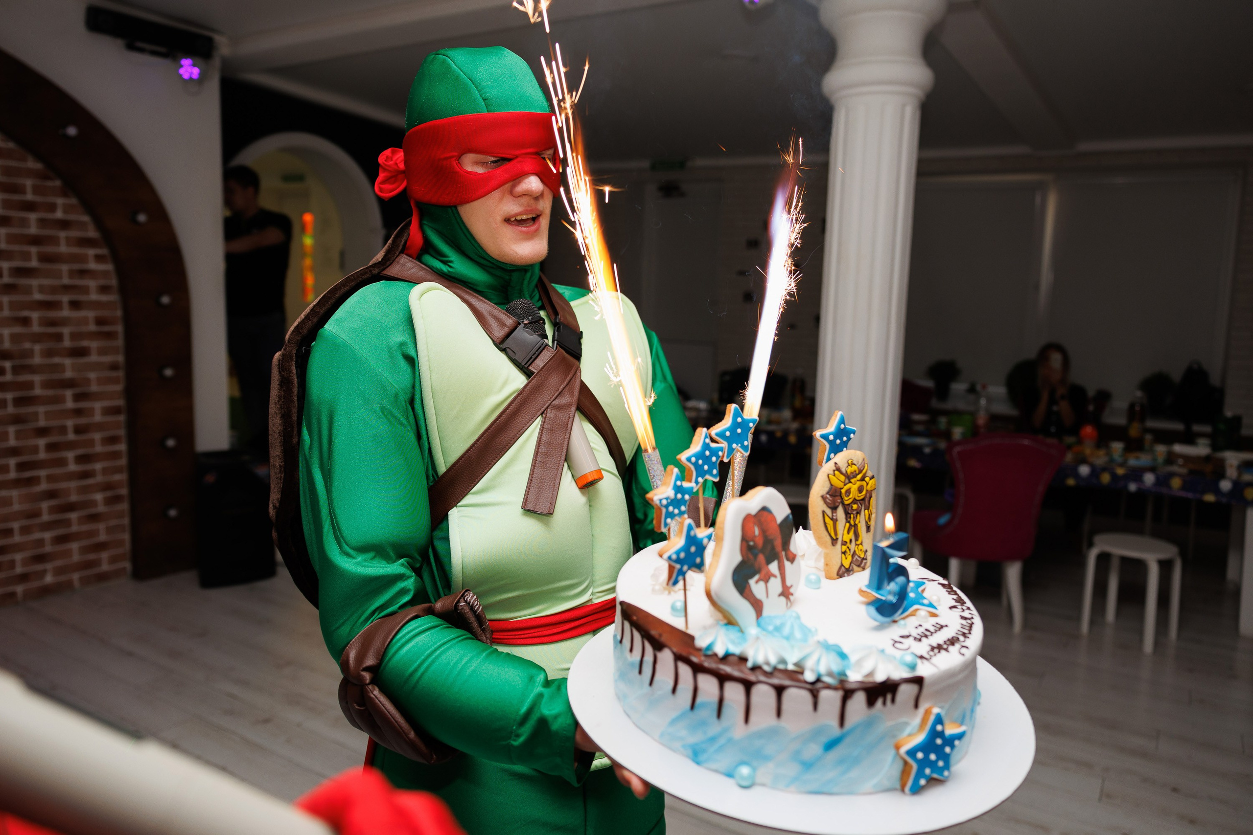 Детский день рождения в студии «Ромашка» в Оренбурге — Трансформеры