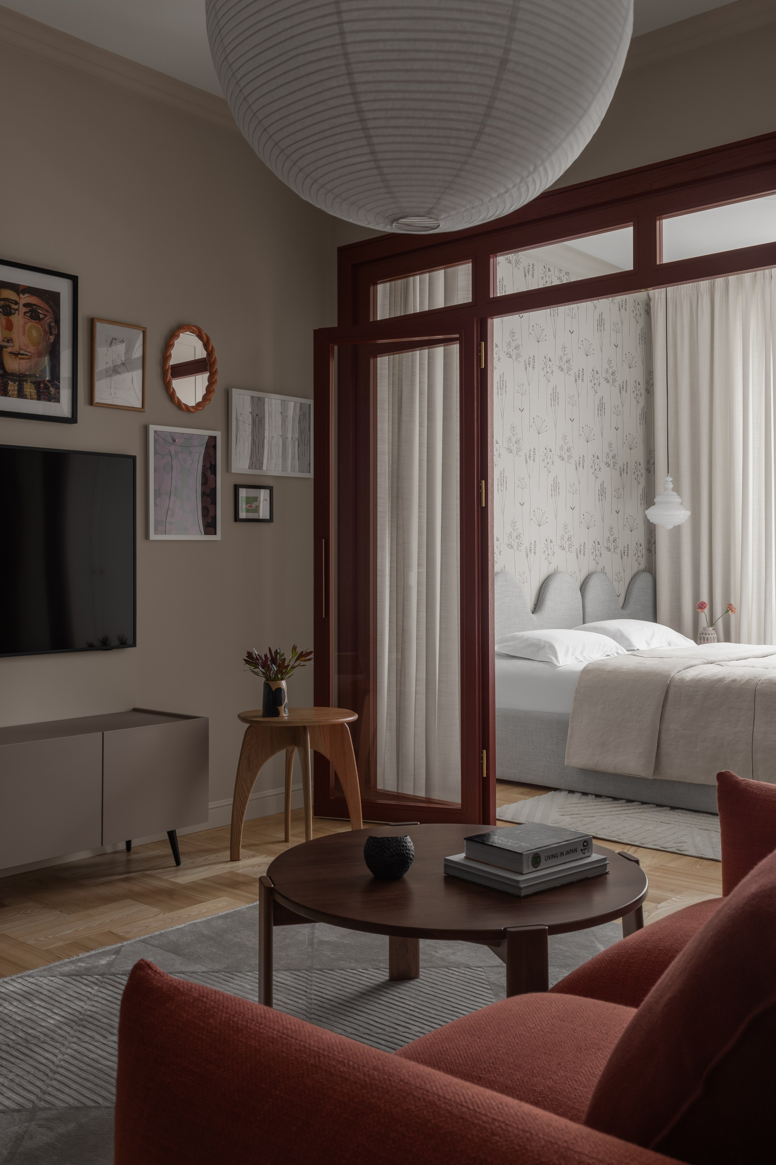 Интерьерная фотосъёмка дизайн-проекта квартиры, ЖК 4YOU, дизайнера интерьера Айи Ширгалиевой