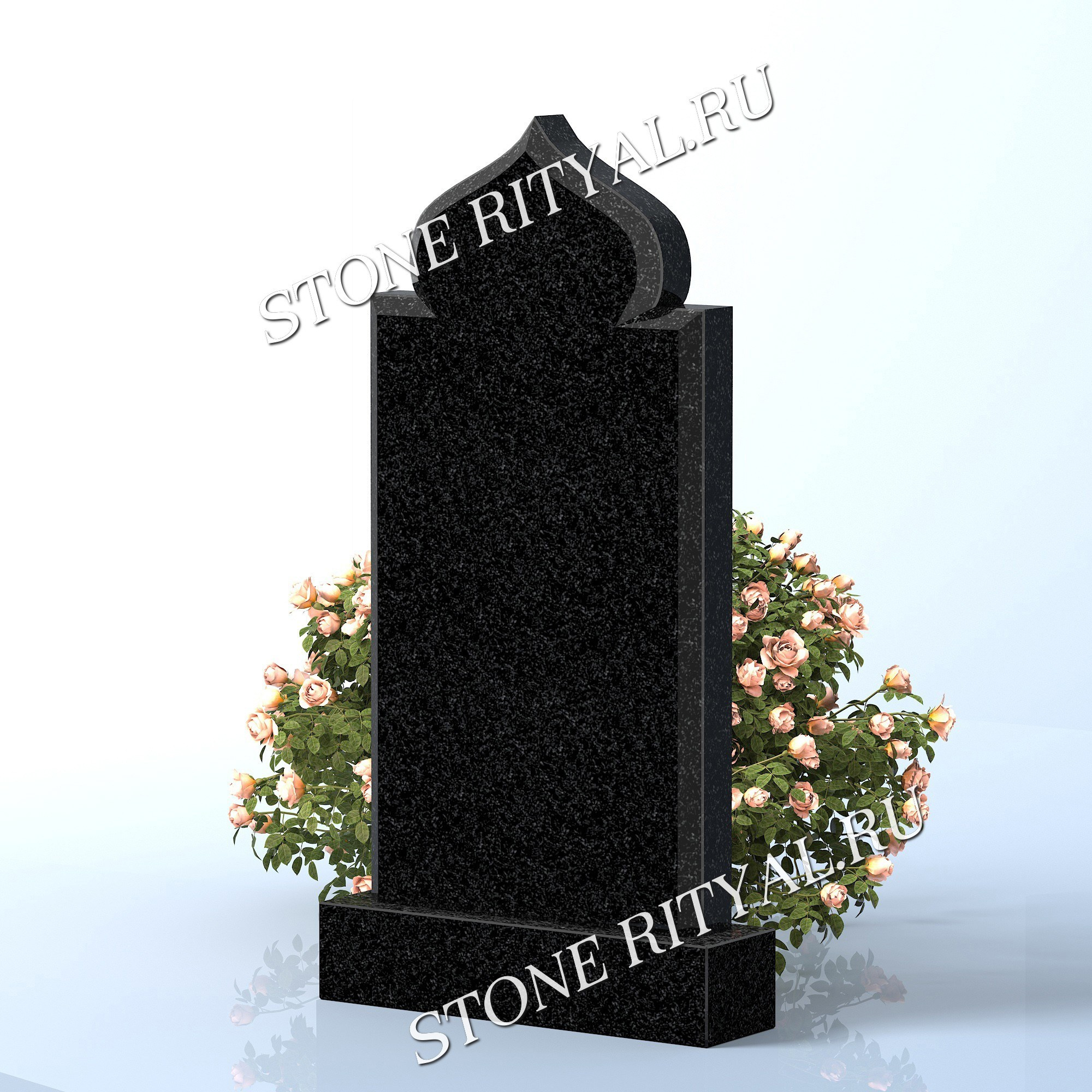 Вертикальные памятники прямые. Изготовление и установка памятников в Москве и МО