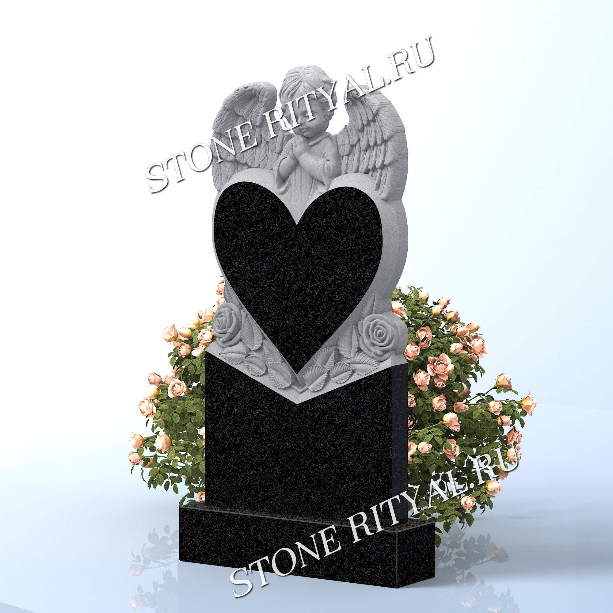 Вертикальные памятники фигурные. Изготовление и установка памятников в Москве и МО