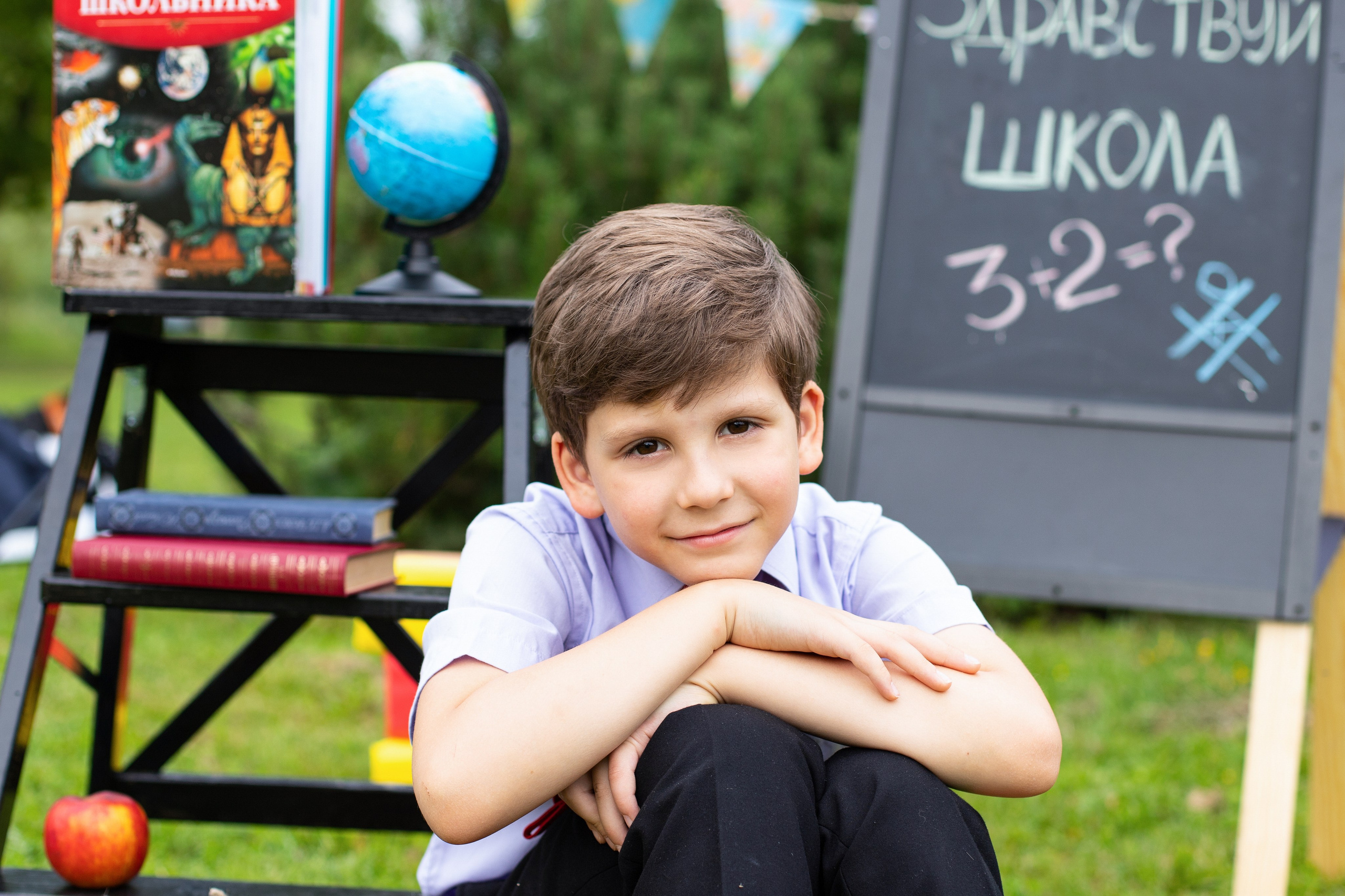 "Первый раз в первый класс" фотосессия для первоклассников