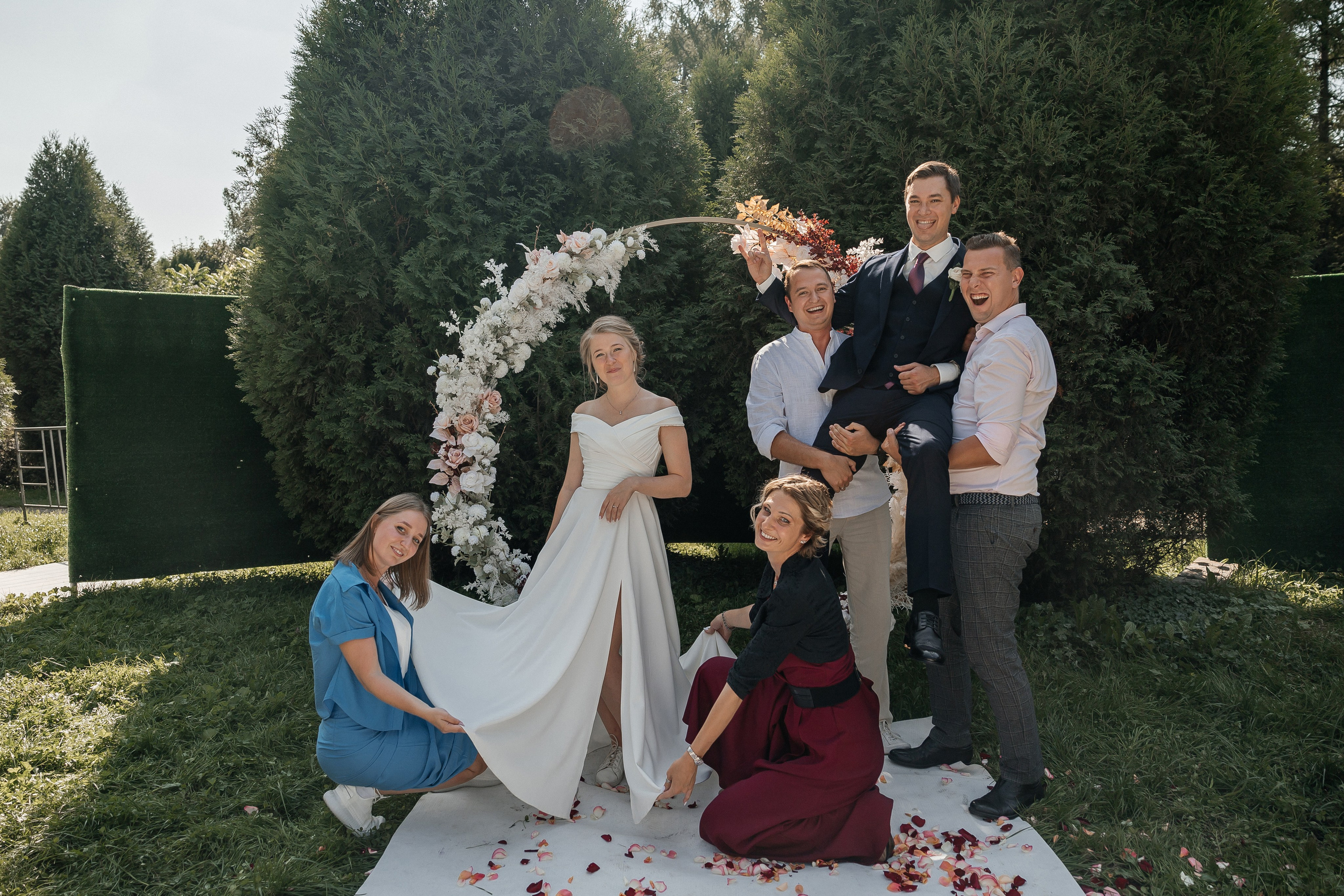 Выездная церемония в Бирюлевском дендропарке