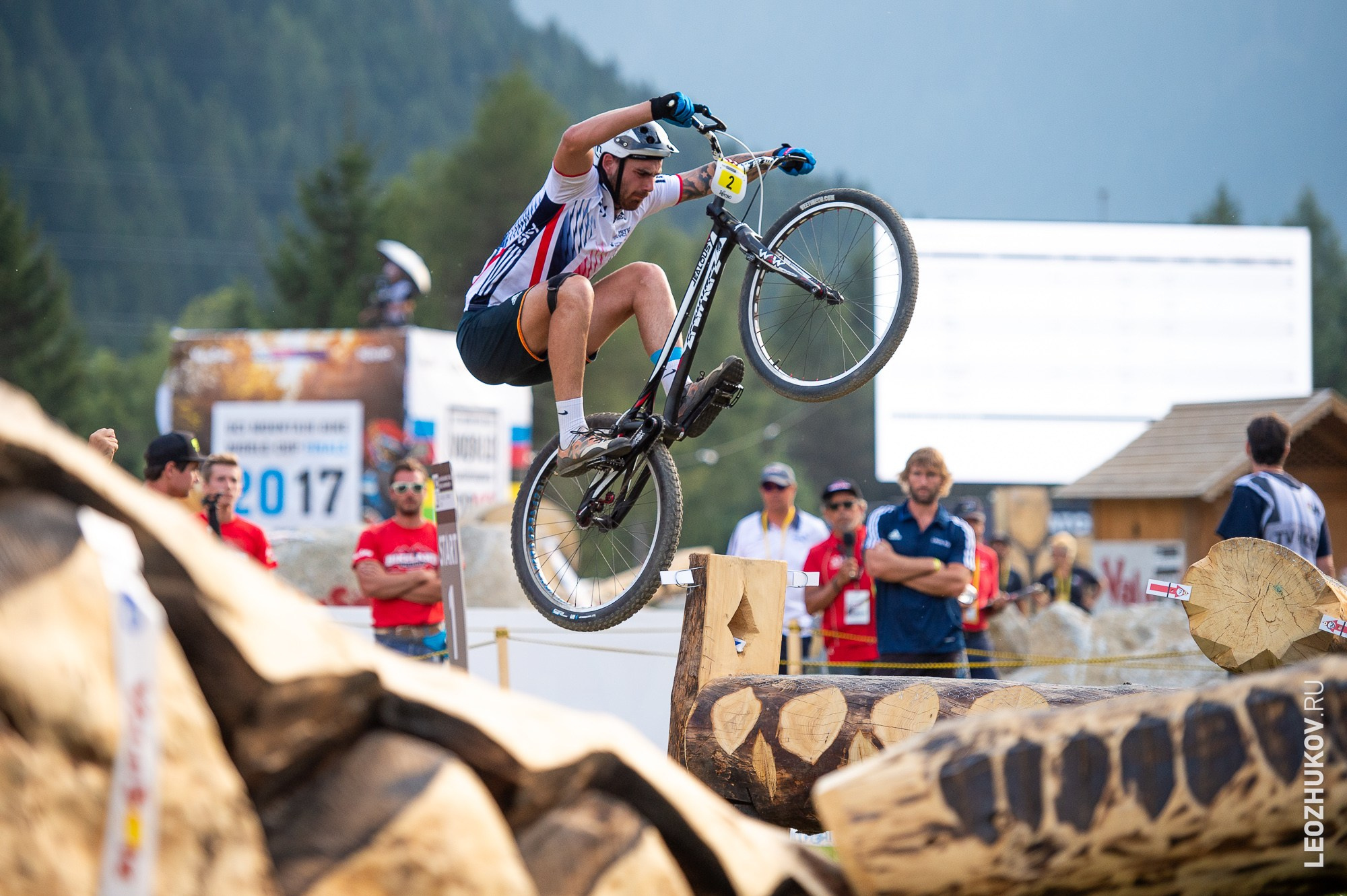 UCI Trials World Championships 2016 — finals. Sports photographer Leonid Zhukov