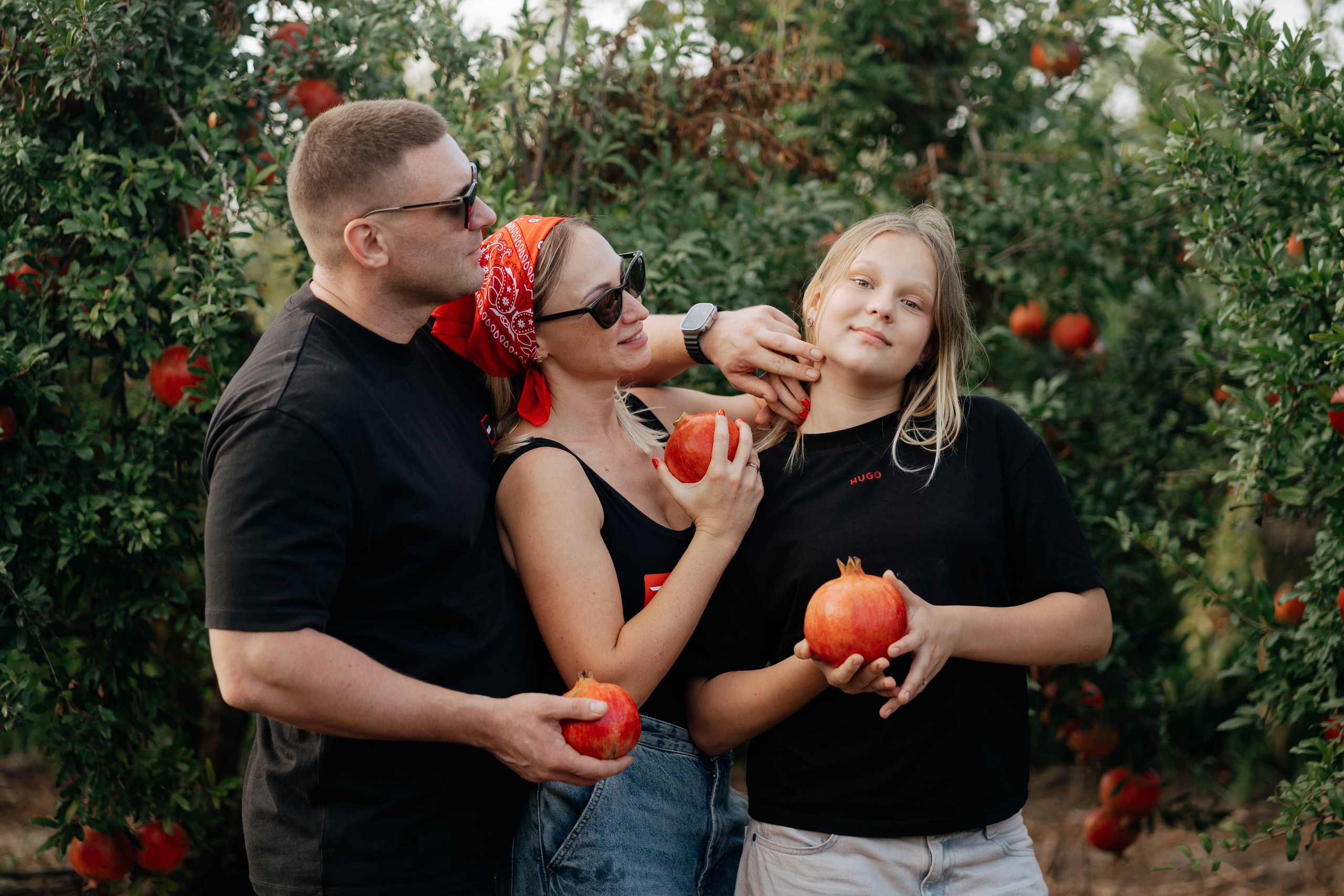 Гранатовый Сад Семья Ирины. Семейный и детский фотограф в Израиле и Москве Дорошок Надя