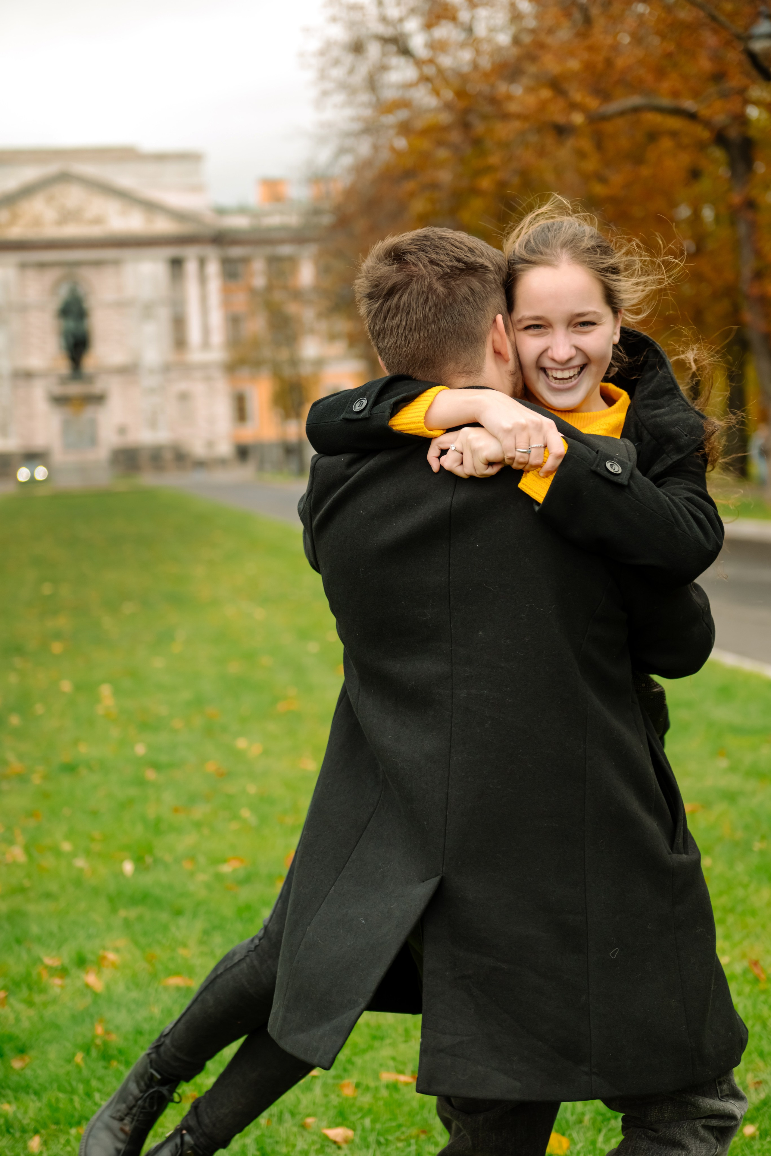 Осенняя фотосессия в Питере в Летнем саду и у Михайловского замка. Свадебный и сеейный фотограф в Санкт-Петербурге Елена Худякова