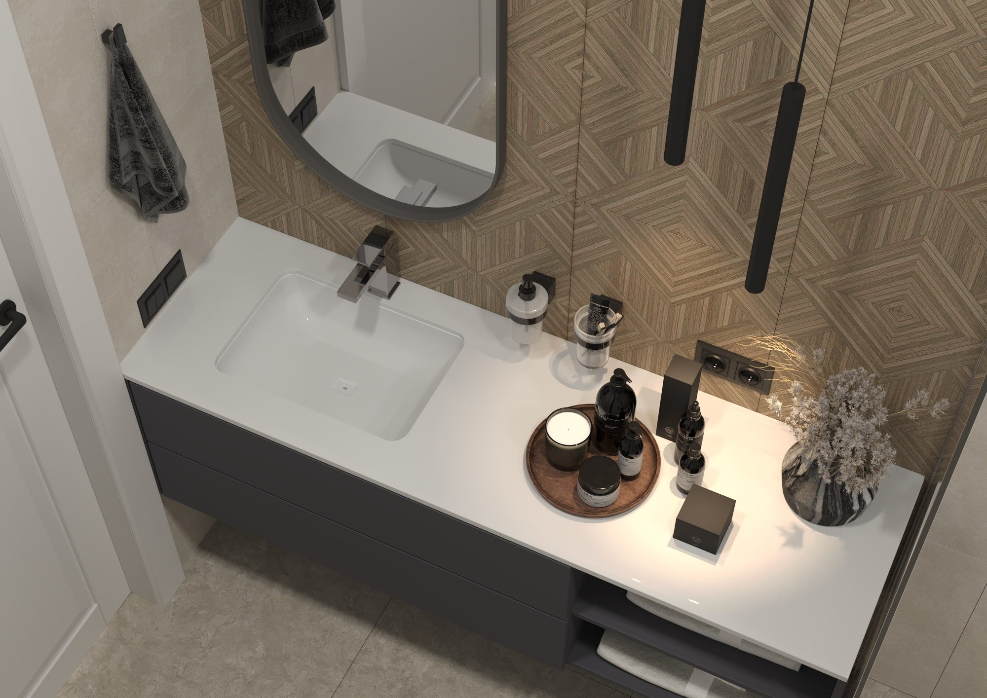 Частный дом п. Темерницкий. Дизайнер интерьеров Ростов-на-Дону Кристина Карпенко