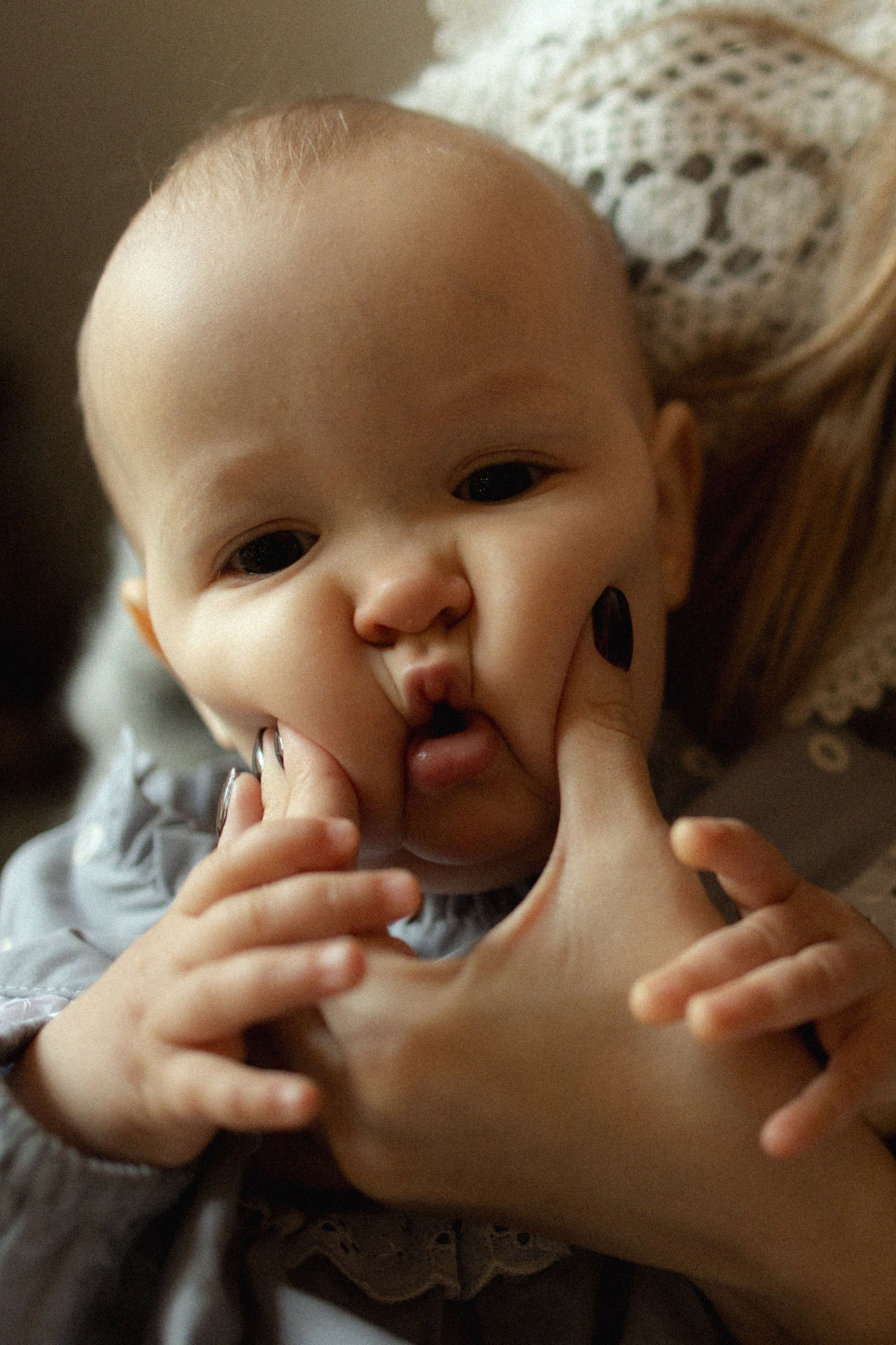 Зимнее утро с мамой. Семейный фотограф Москва Юлиана Фетисова