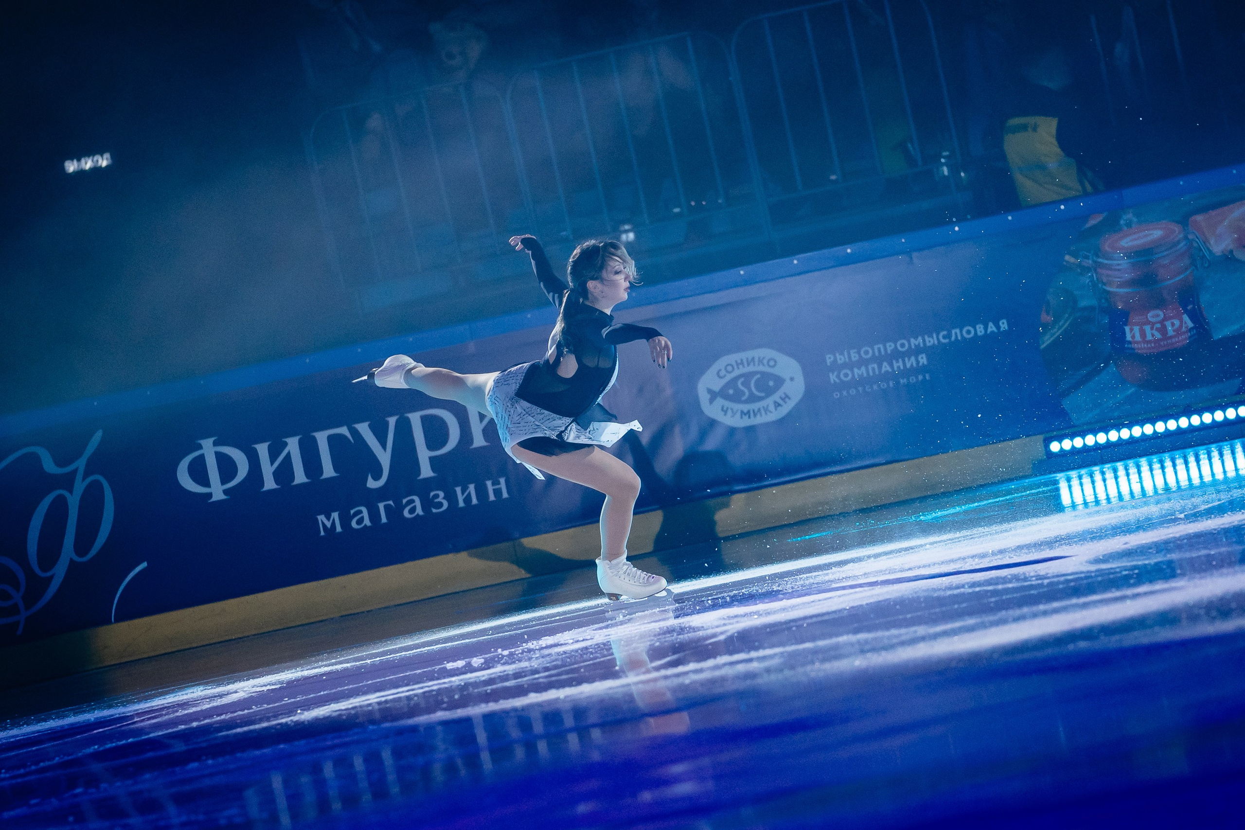 Шоу «Чемпионы на льду» в Новосибирске. Воробьева Ксения — Спортивный и танцевальный фотограф Новосибирск