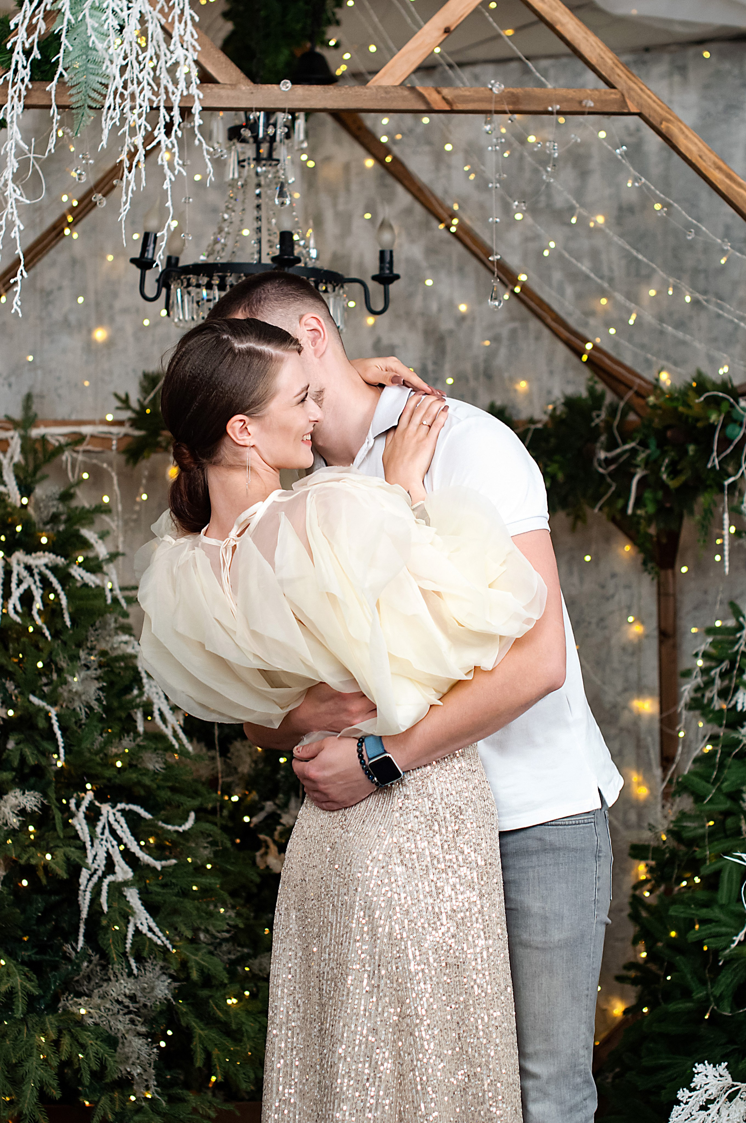 Новогодняя фотосессия Яна и Евгений. Фотограф в Хабаровске