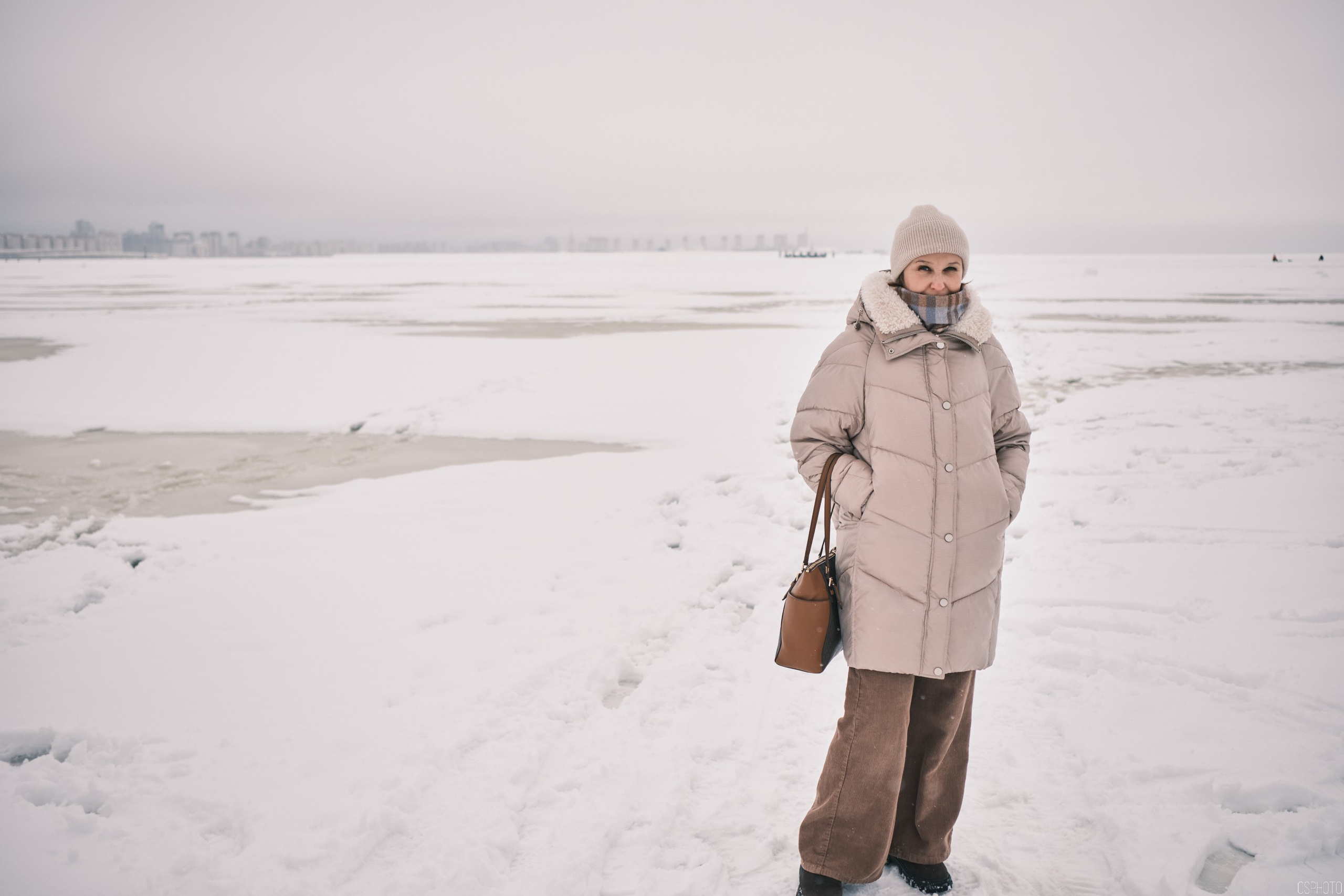Снег и туман в Санкт-Петербурге. Фотографъ Сергѣевъ. Поймать мгновеніе
