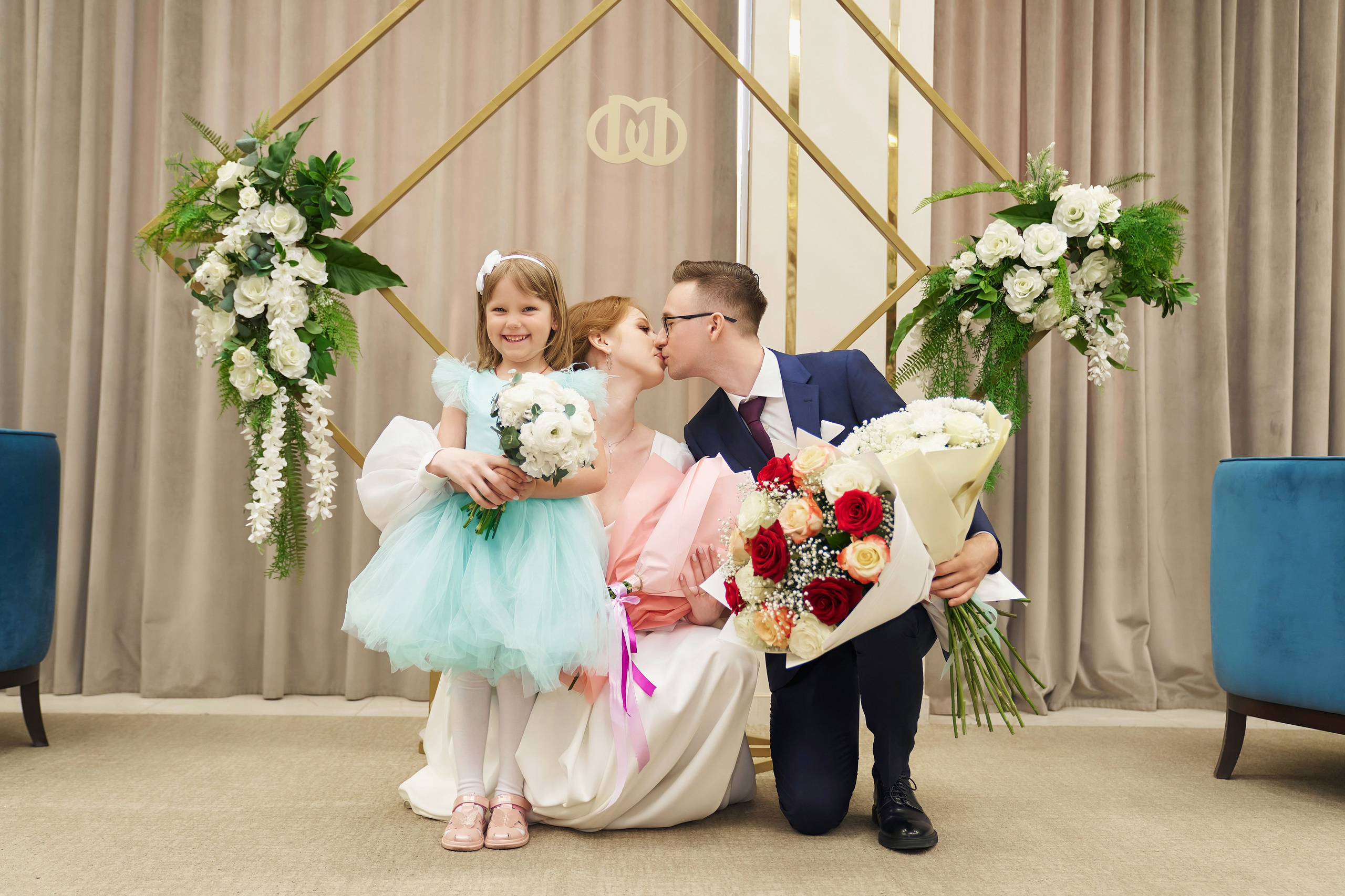 Свадебная Фотосессия в Савёловском ЗАГС и парке Речного Вокзала Москвы