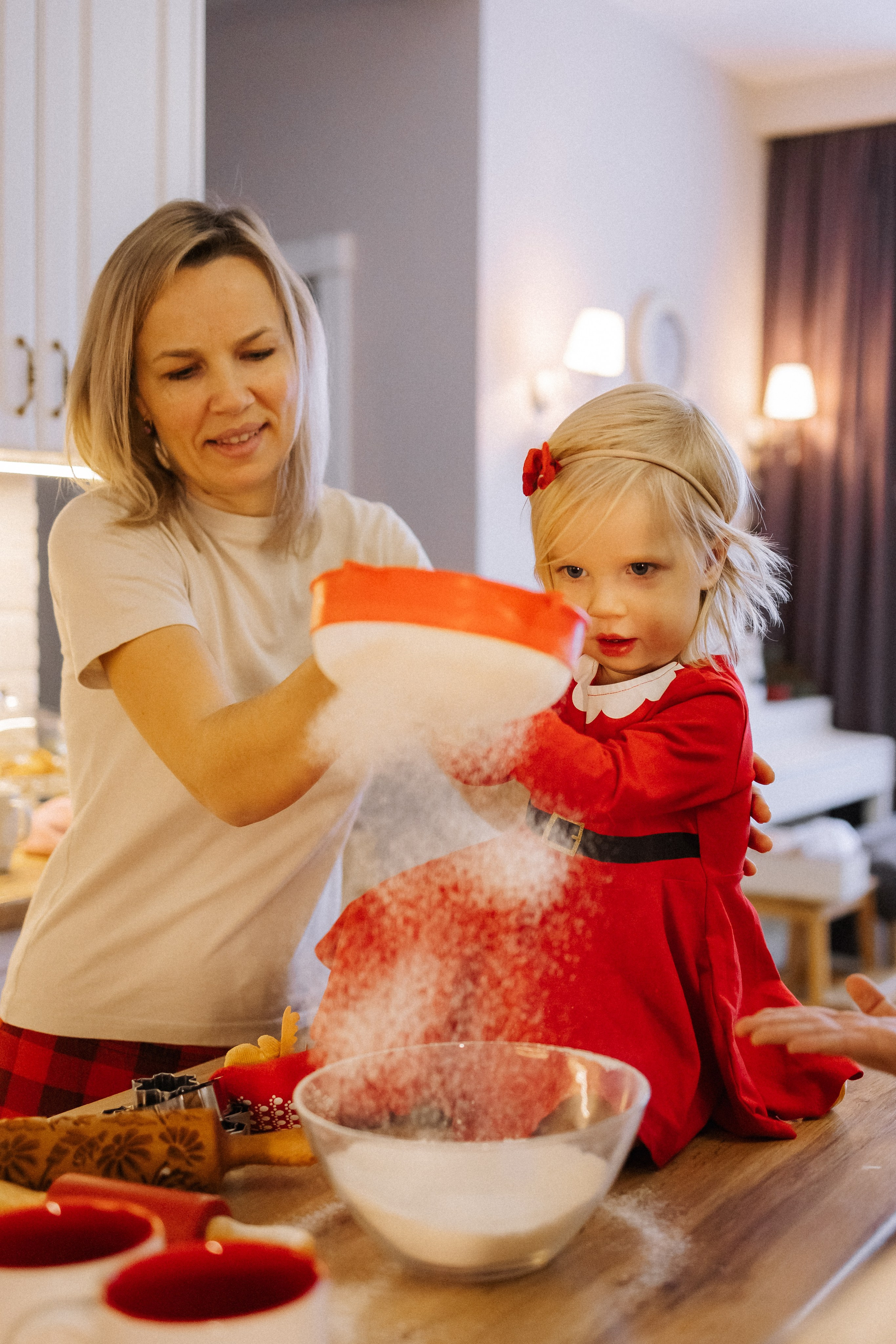 Новогодняя фотосессия дома у Леоновых. Семейный, детский и женский фотограф Дарина Старшинова в Твери