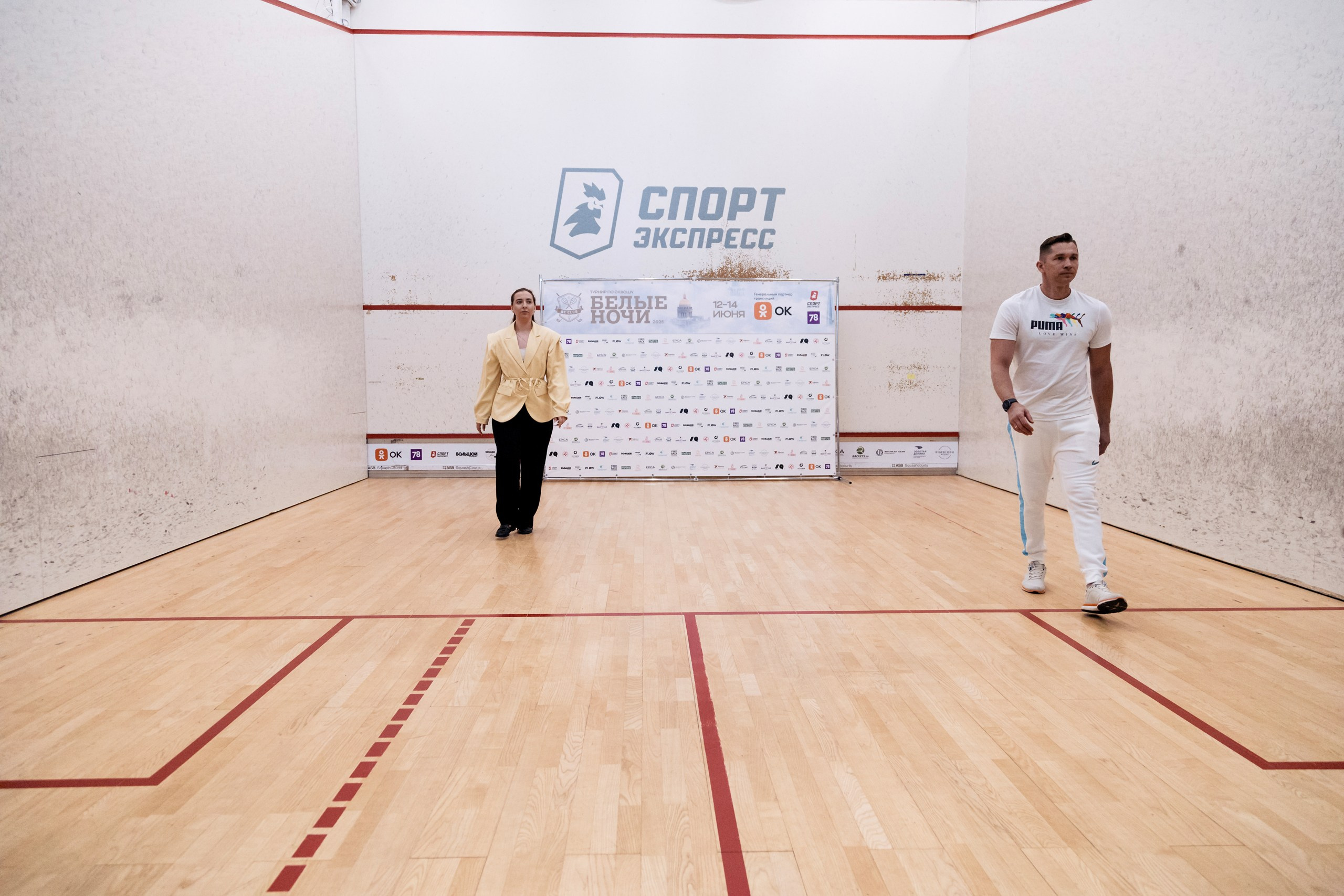 Спортивный репортаж по сквошу White Nights 2026 клуб RC. Любовь Каширская — фотограф для малого бизнеса и специалистов
