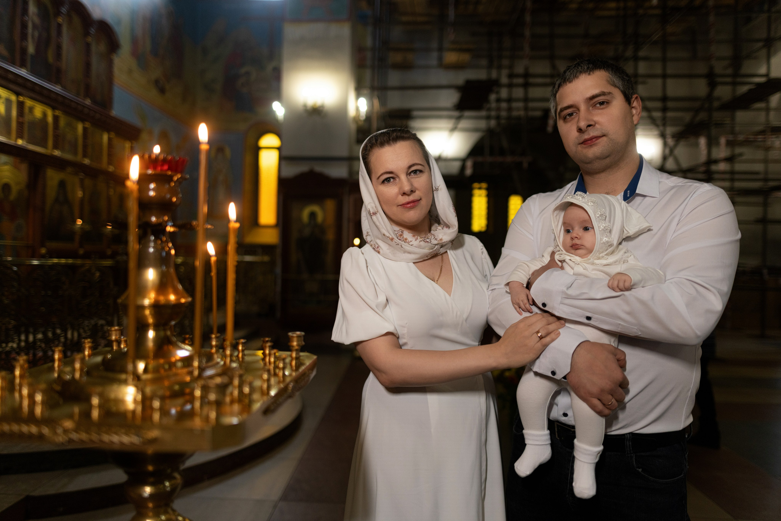 Крещение Алины. Дмитрий Шульгин, портретный фотограф в Воронеже