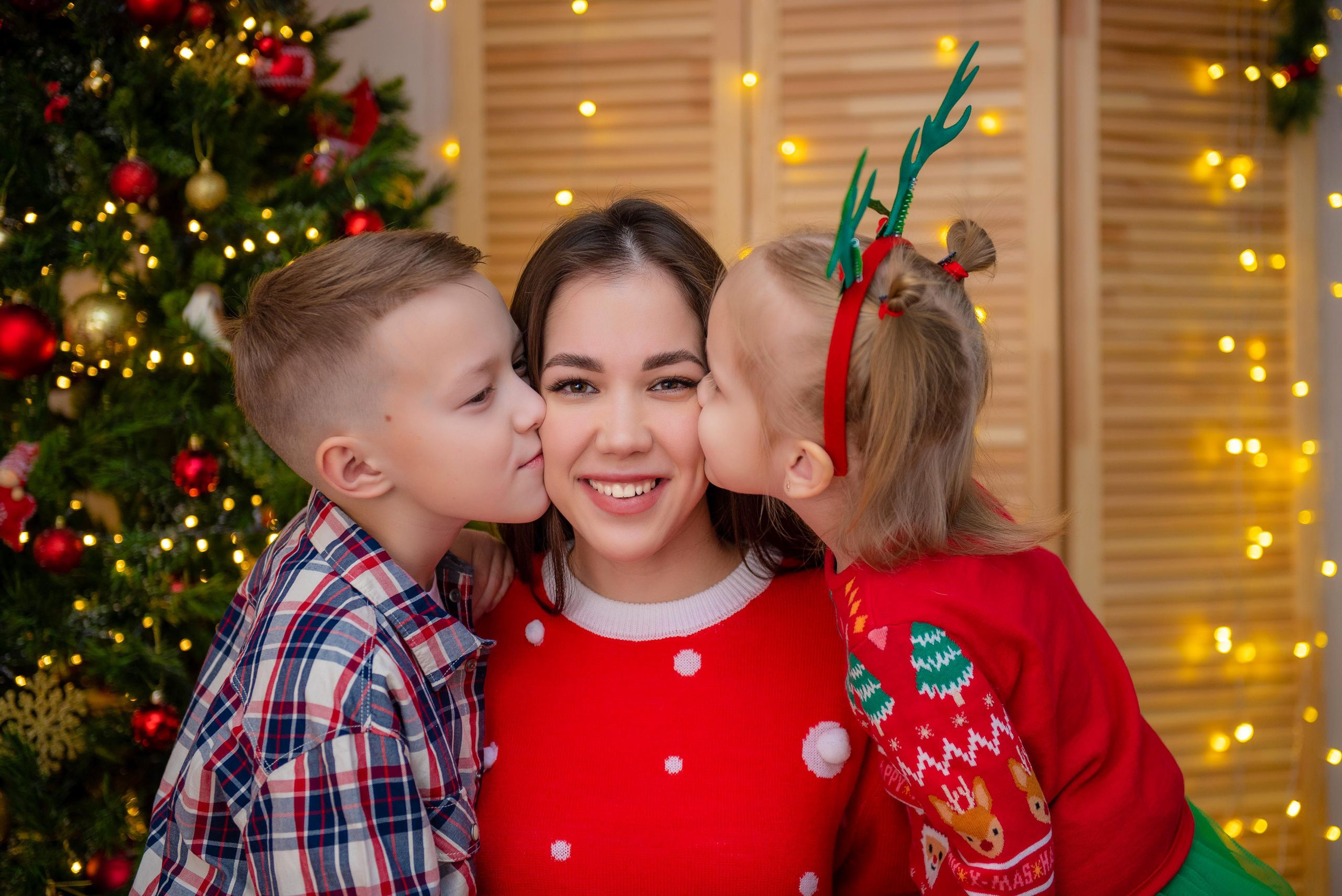 Новогодняя фотосессия в студии. Профессиональный фотограф в Москве и Одинцово Родика Архип